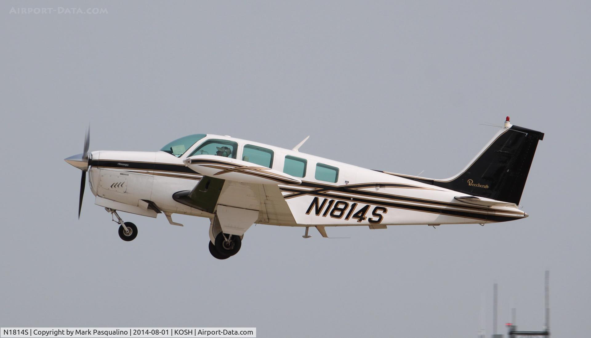 N1814S, 1981 Beech A36 Bonanza 36 C/N E-1883, Beech A36