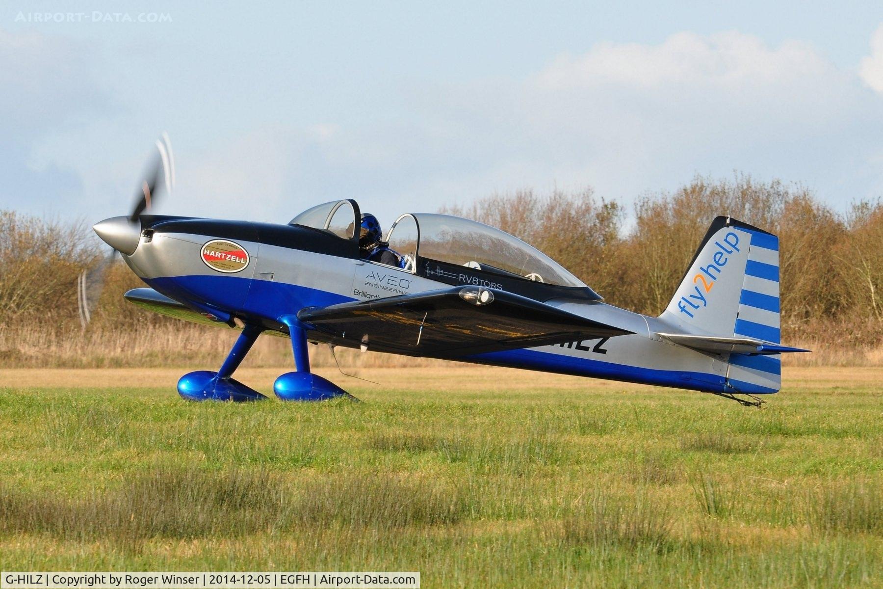 G-HILZ, 2006 Vans RV-8 C/N PFA 303-14471, Visiting RV-8 after Team Raven formation change practice (as Raven 5).