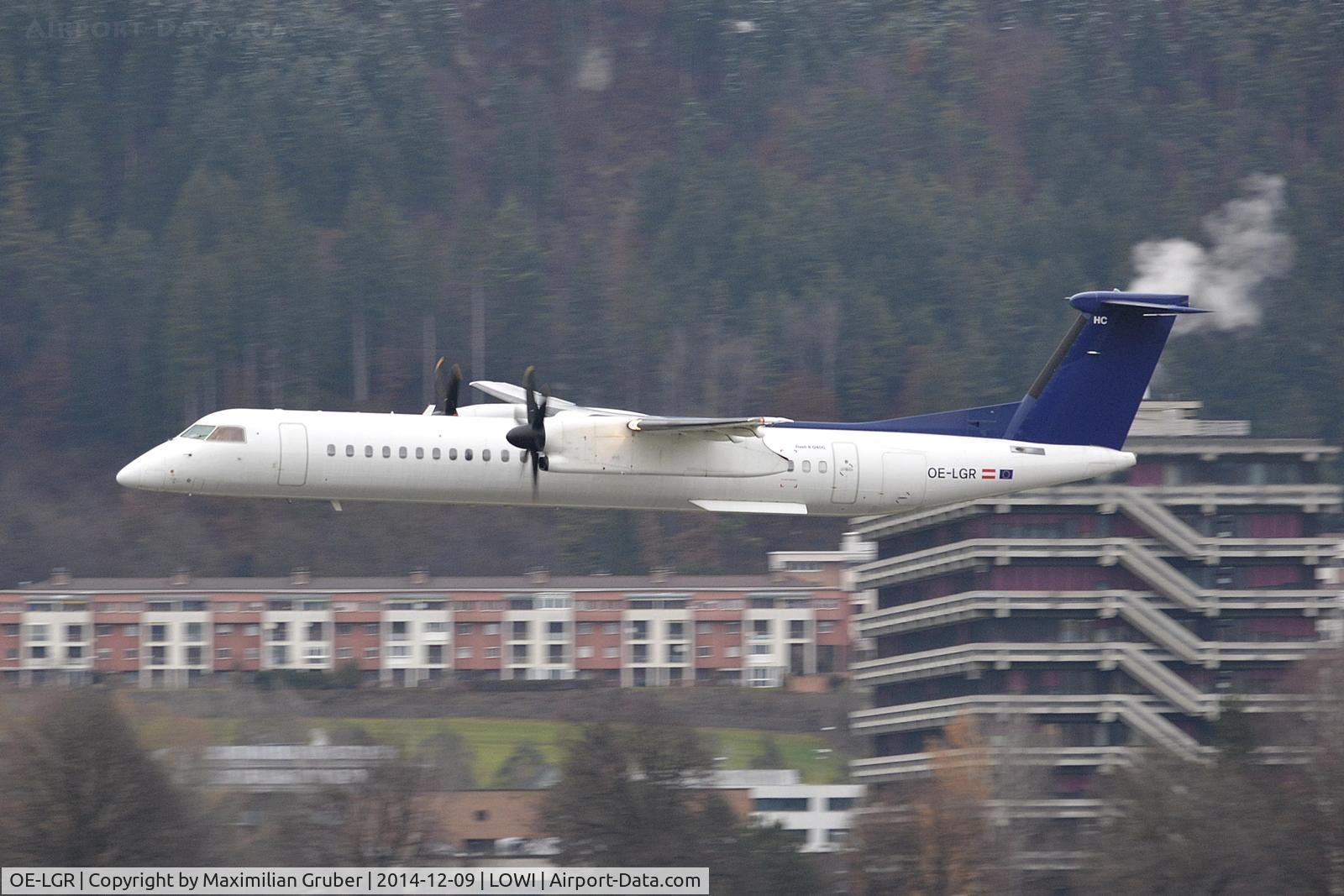 OE-LGR, 2001 De Havilland Canada DHC-8-402Q Dash 8 C/N 4045, delivery of the 18th Dash 8Q400 for Tyrolean Airways