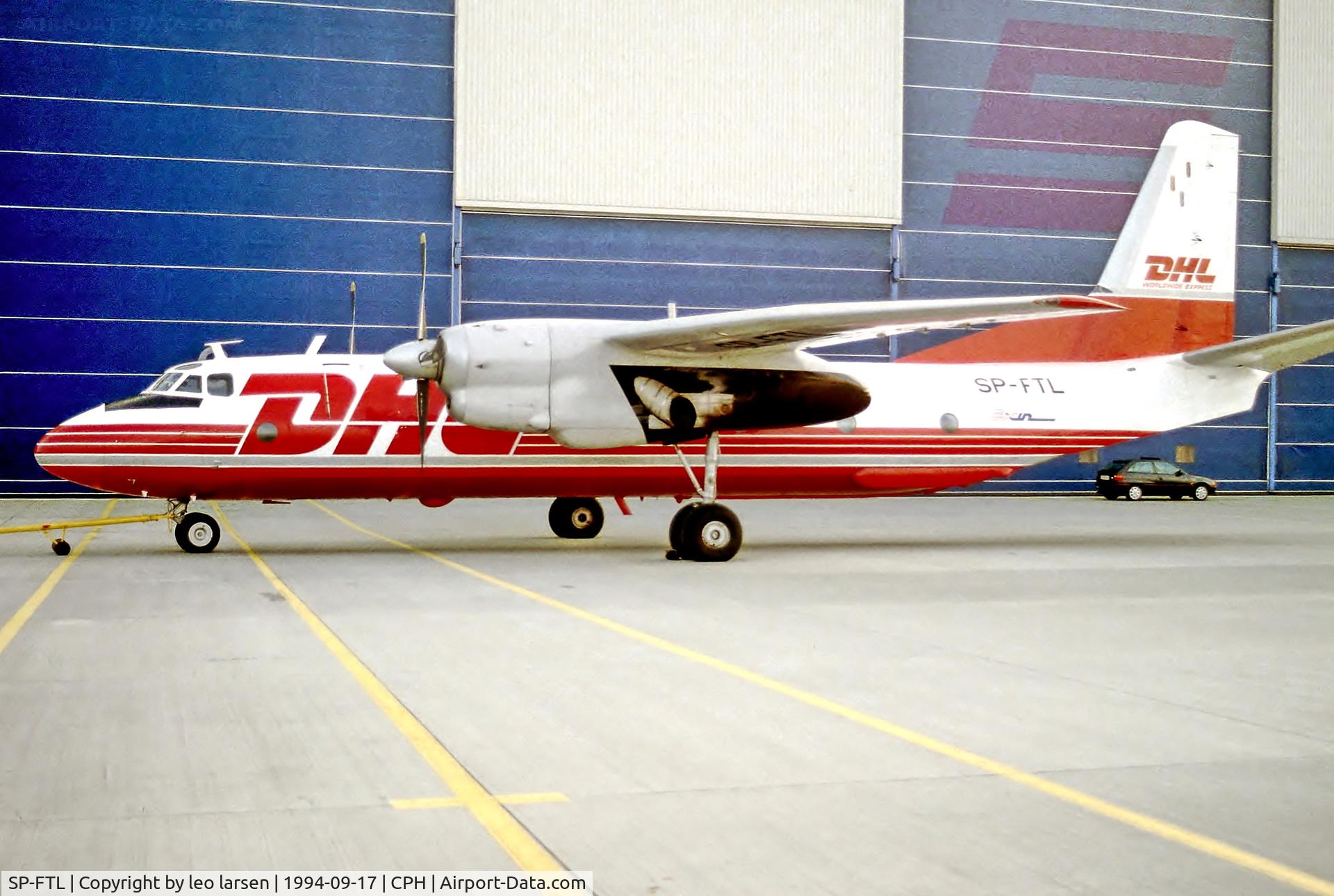 SP-FTL, 1977 Antonov An-26 C/N 5002, Copenhagen 17.9.94