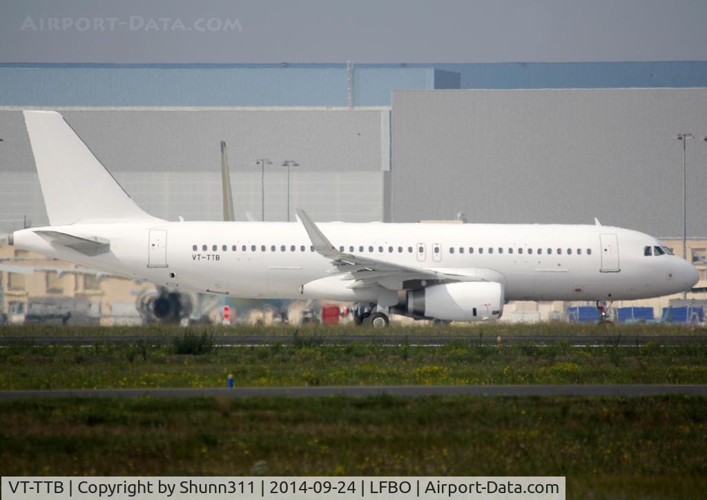 VT-TTB, 2014 Airbus A320-232 C/N 6223, Delivery day... unfortunately in all white c/s without titles