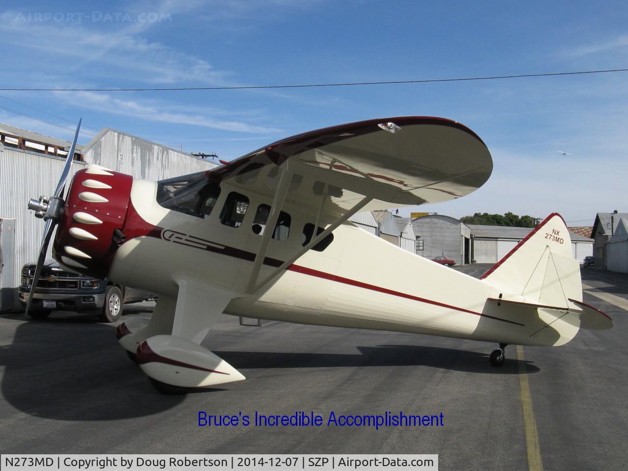 N273MD, 2008 Dickenson Howard DGA-21 (Replicate) C/N 001, 2008 Dickenson Howard DGA-21 