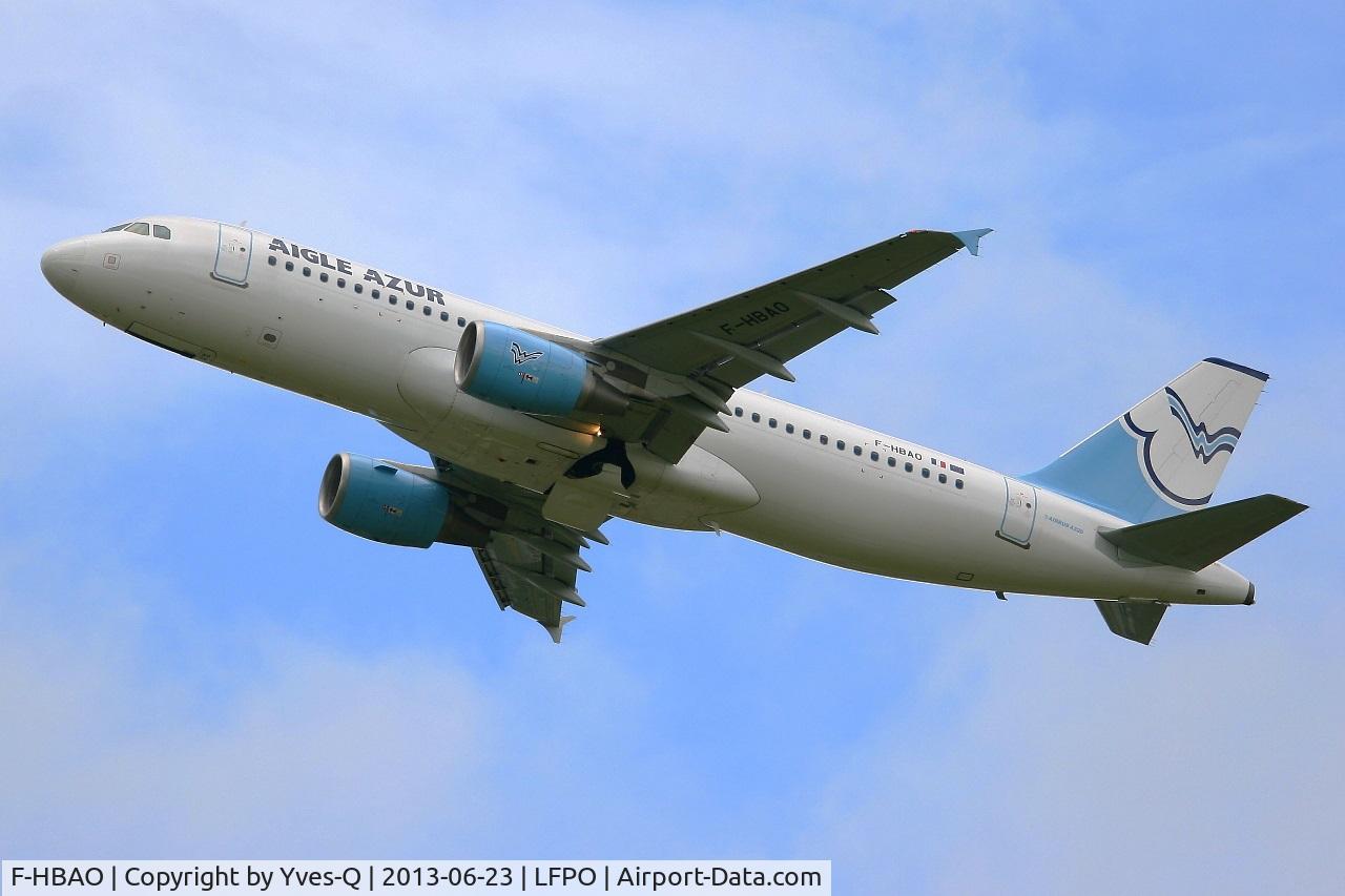 F-HBAO, 2011 Airbus A320-214 C/N 4589, Airbus A320-214, Take off Rwy 24, Paris-Orly Airport (LFPO-ORY)