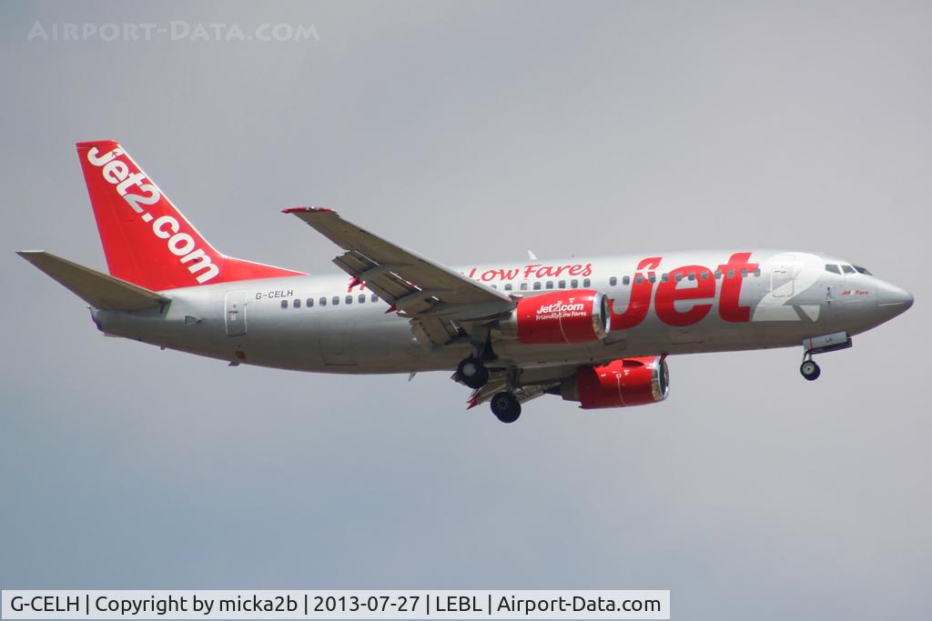 G-CELH, 1986 Boeing 737-330 C/N 23525, Landing