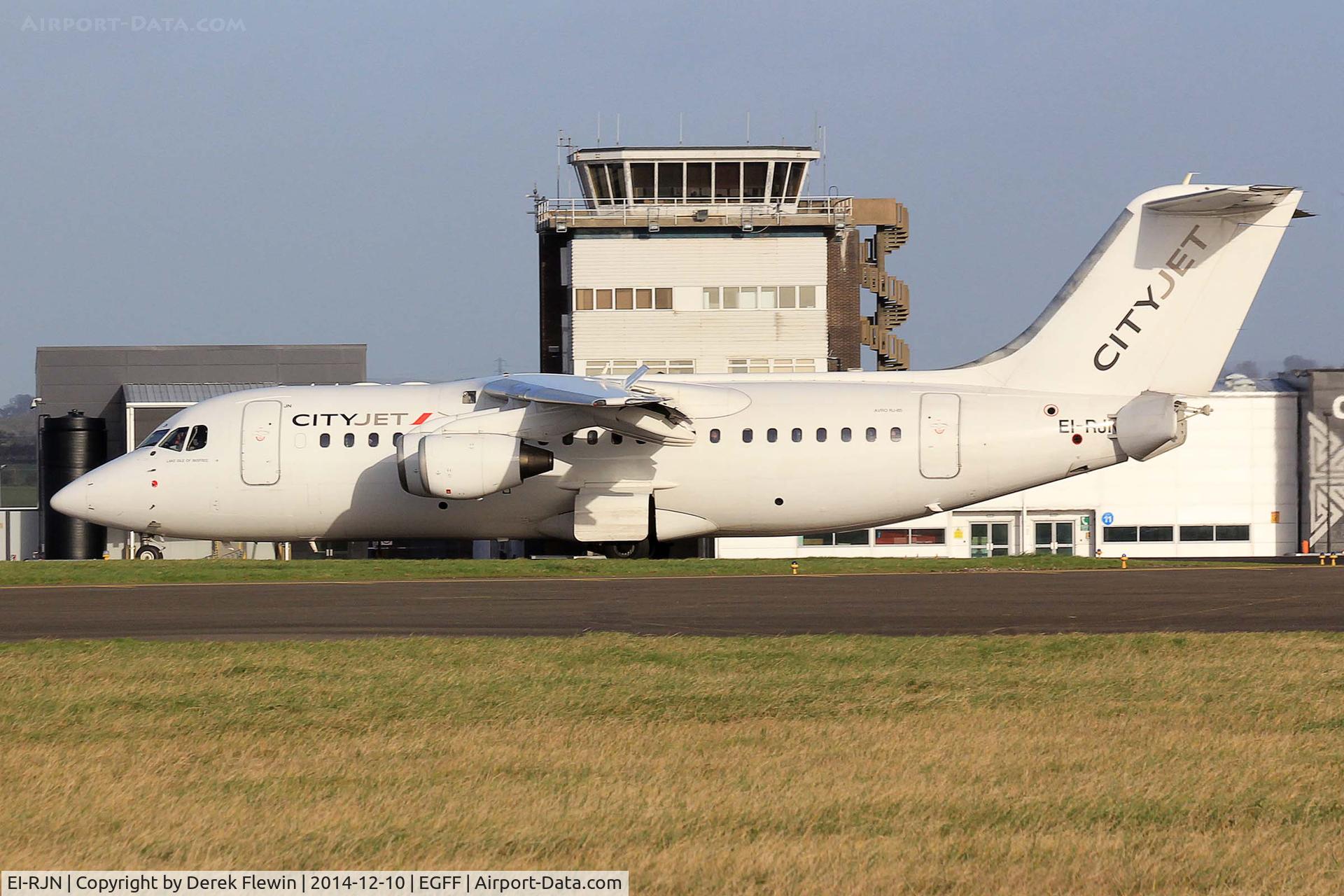 EI-RJN, 1999 BAE Systems Avro 146-RJ85 C/N E.2351, Avro 146-RJ85, London City based, previously G-6-351, N526XJ, seen landing on runway 30 at EGFF, out of Paris CDG.