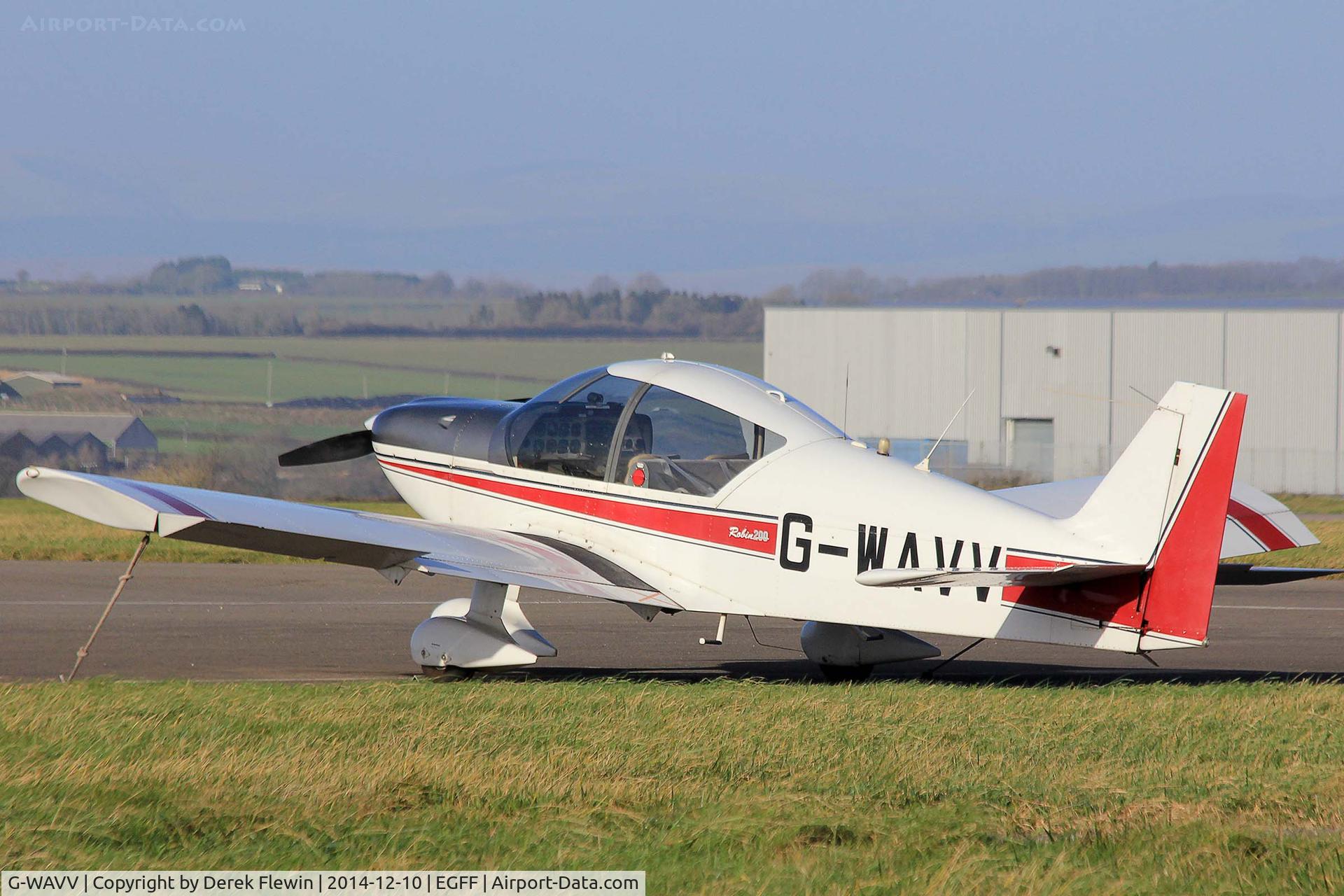 G-WAVV, 1995 Robin HR-200-120B C/N 291, Robin, Wellesbourne Mountford based, previously G-GORF, G-GORF, seen parked up at EGFF.