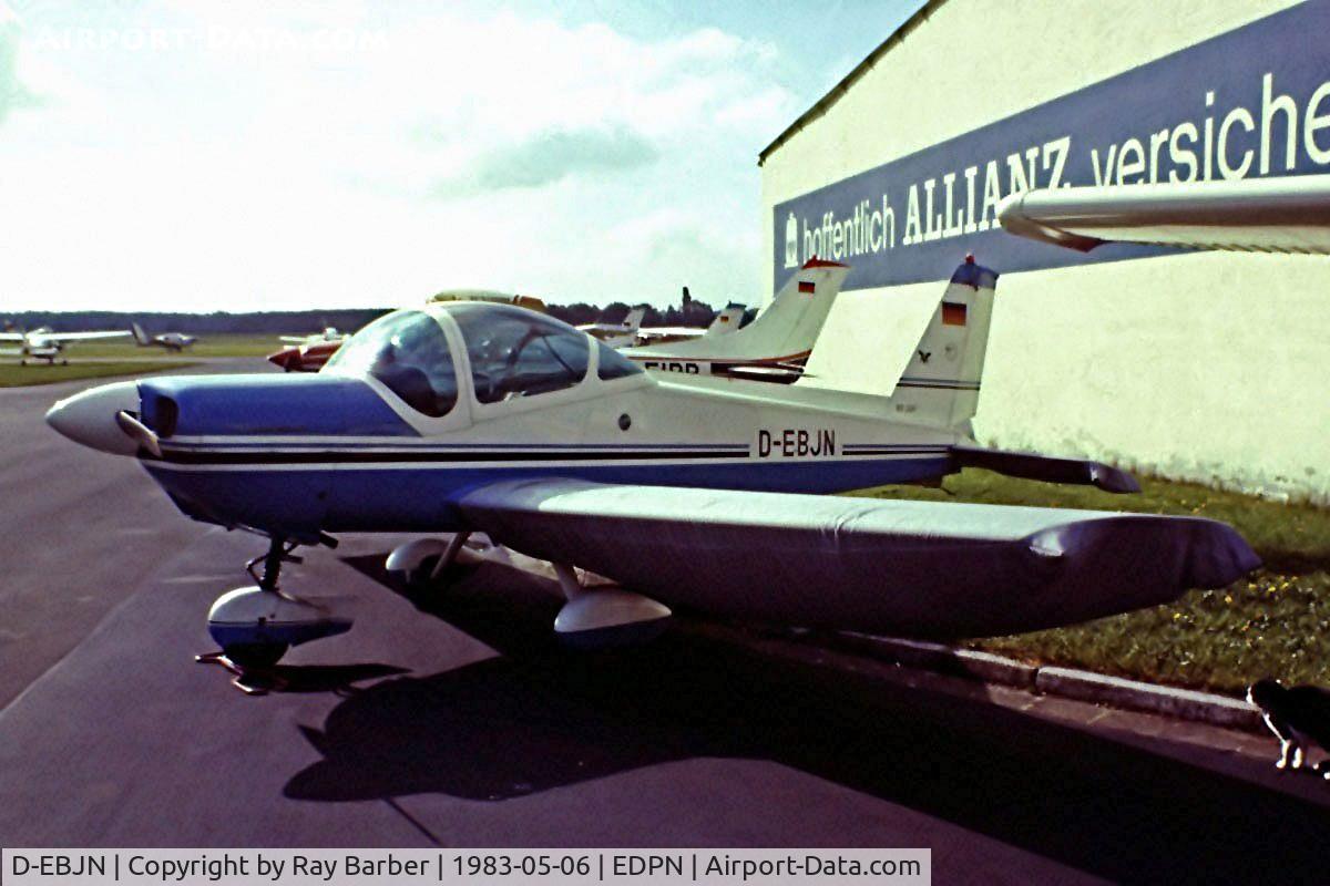 D-EBJN, 1971 Bolkow BO-209 Monsun 150FF C/N 154, D-EBJN   Bolkow Bo.209-150FF Monsun [154] Neubiberg~D 06/05/1983. Wings are covered From a slide.