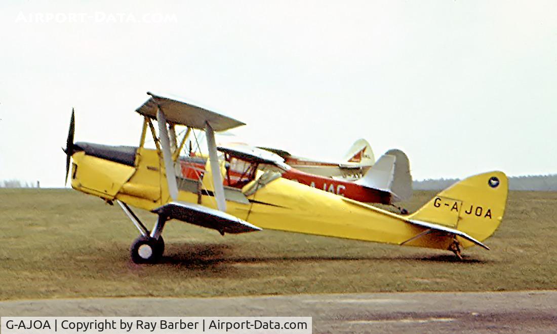 G-AJOA, 1940 De Havilland DH-82A Tiger Moth II C/N 83167, De Havilland DH.82A Tiger Moth [83167] (Place and date unknown). From a slide.