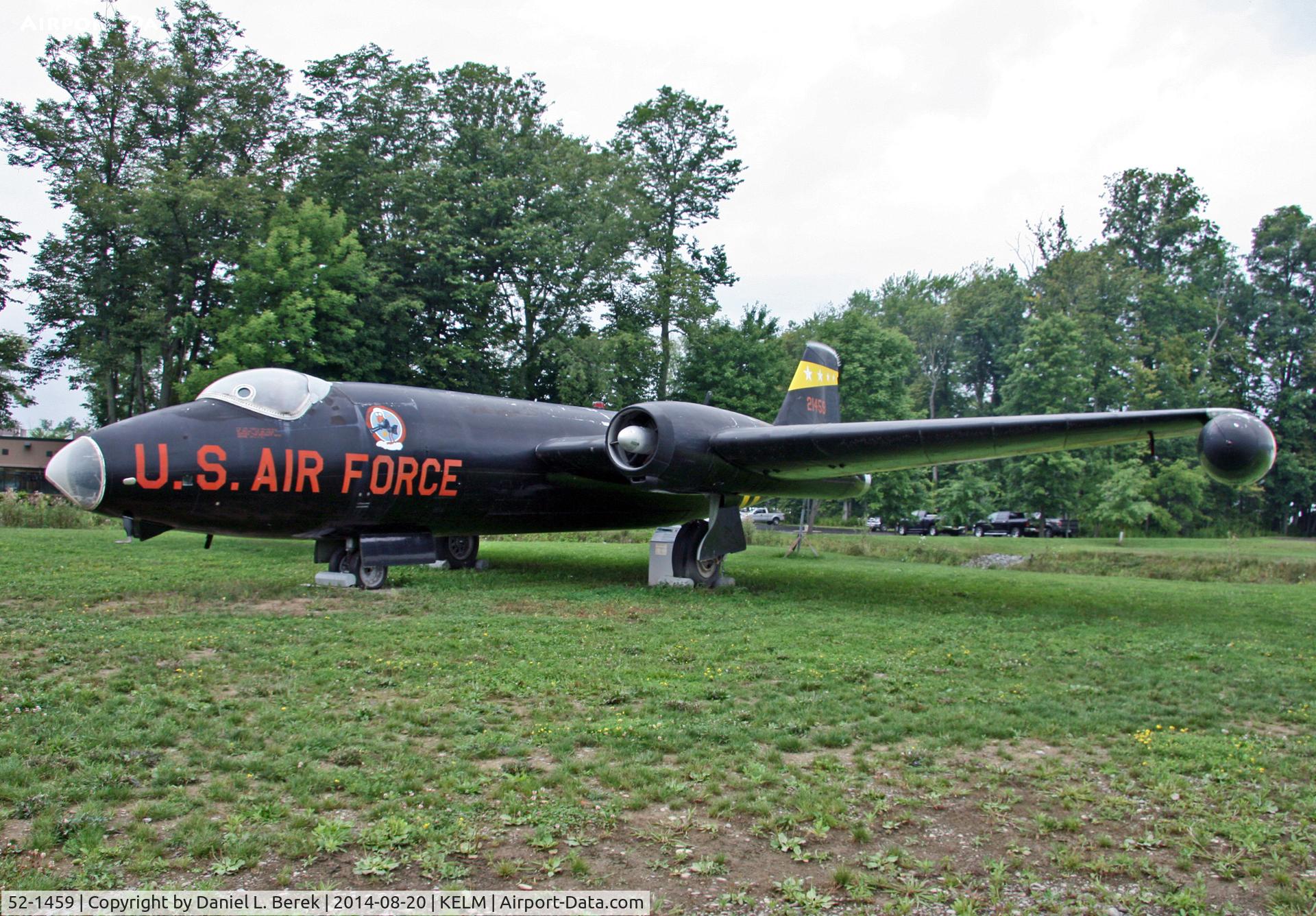 52-1459, 1952 Martin RB-57A Canberra C/N 042, Interesting reconnaissance version of the Canberra on display at the Wings of Eagles Discovery Center.