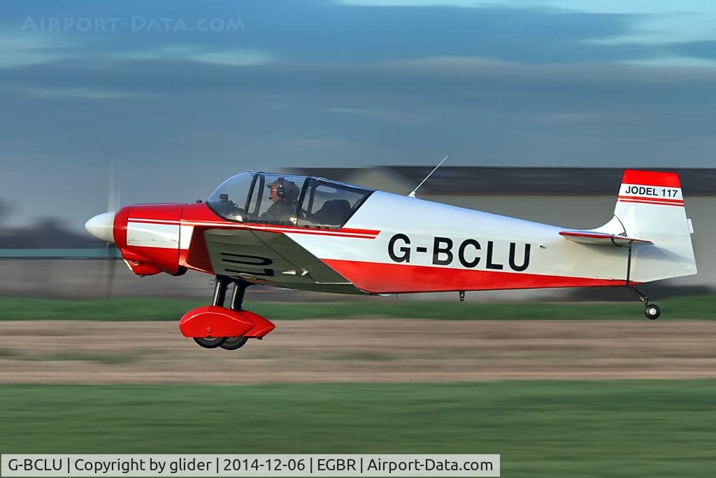 G-BCLU, 1957 SAN Jodel D-117 C/N 506, Departing 29