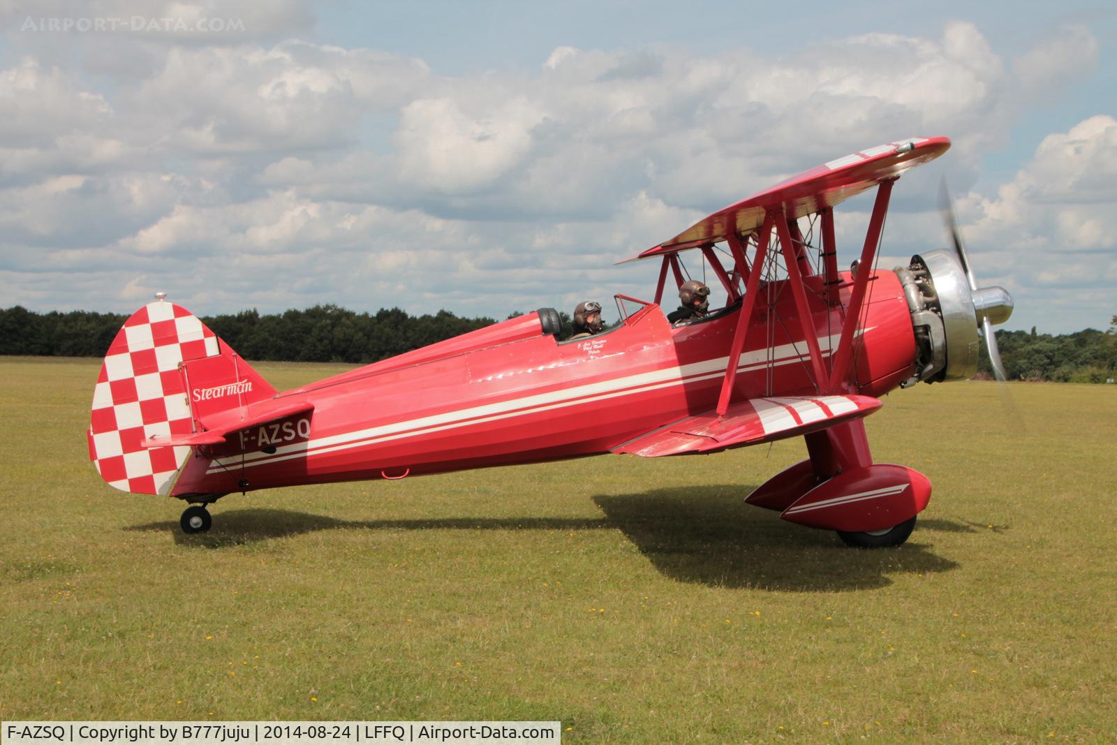 F-AZSQ, 1943 Boeing E75 C/N 75-5017, at Cerny