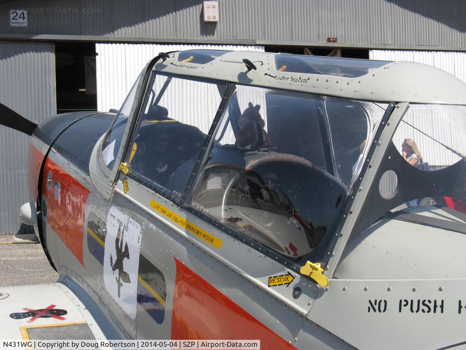 N431WG, 1951 De Havilland DHC-1 Chipmunk 22 C/N C1/0505, 1951 DeHavilland DHC-1 Ser. 22 CHIPMUNK, DeHavilland Gypsy Major-8 145 Hp inverted in-line, Experimental class warbird, tandem seats