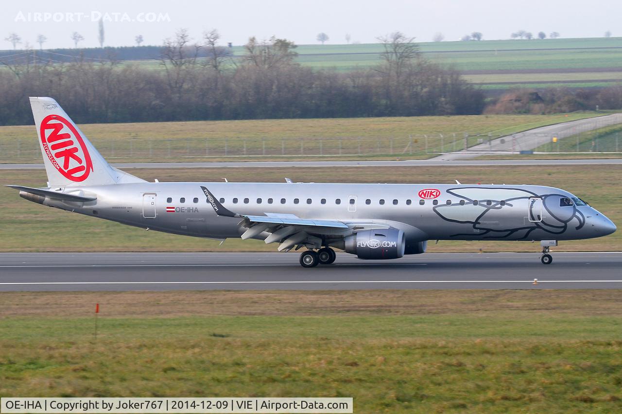 OE-IHA, 2009 Embraer 190LR (ERJ-190-100LR) C/N 19000285, NIKI