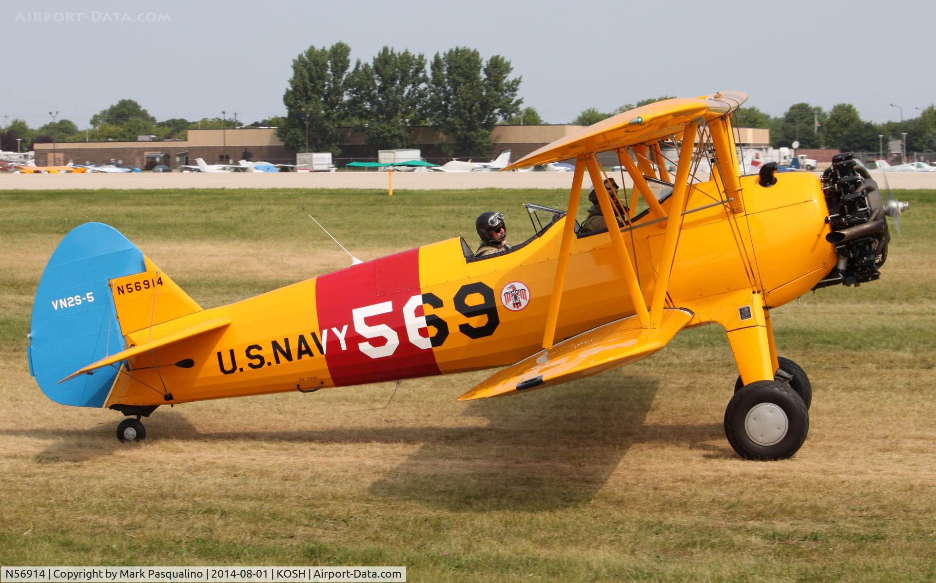 N56914, 1942 Boeing A75N1(PT17) C/N 75-2101, Stearman