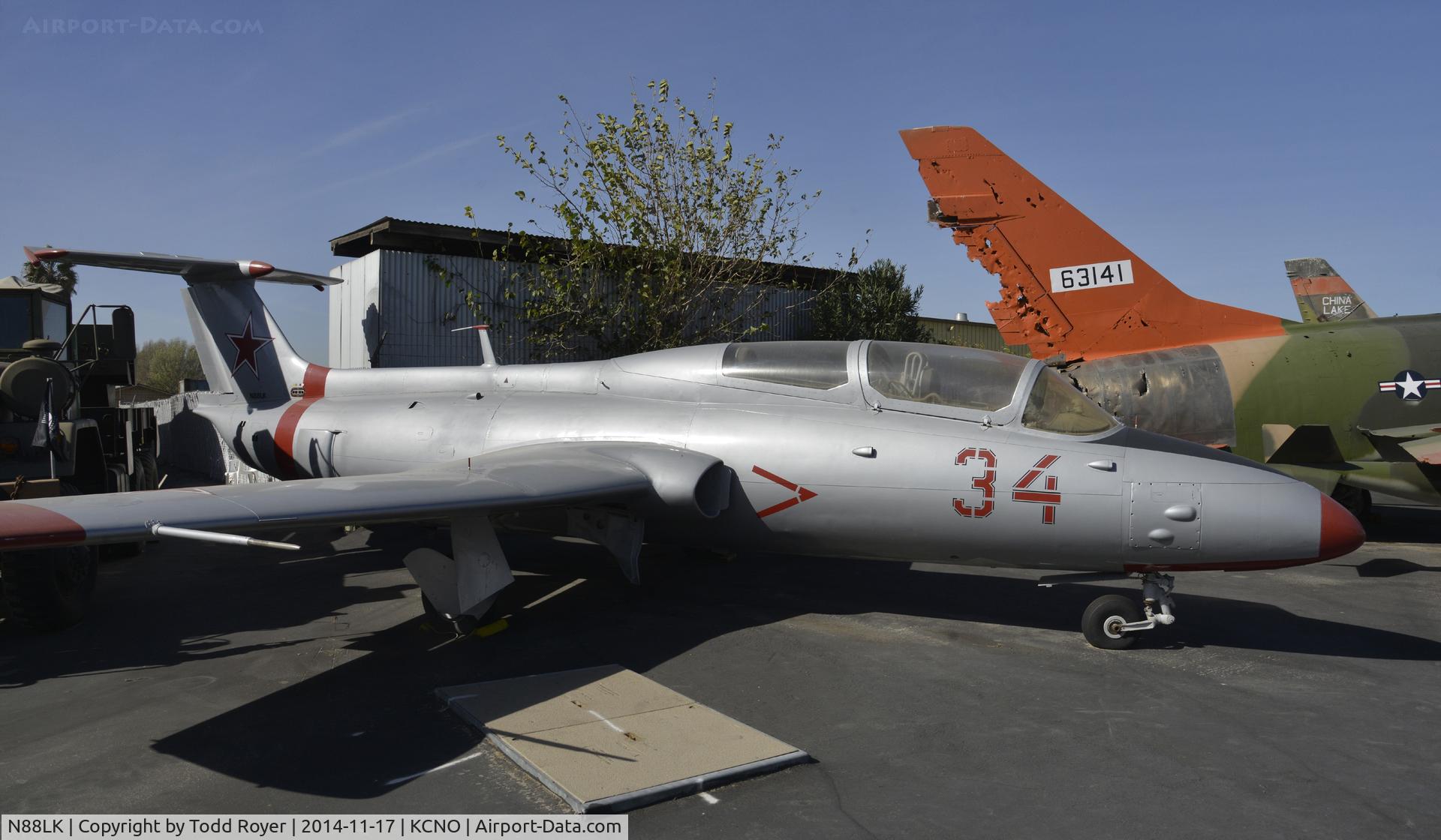 N88LK, 1971 Aero L-29 Delfin C/N 194150, At the Plames of Fame Museum Chino