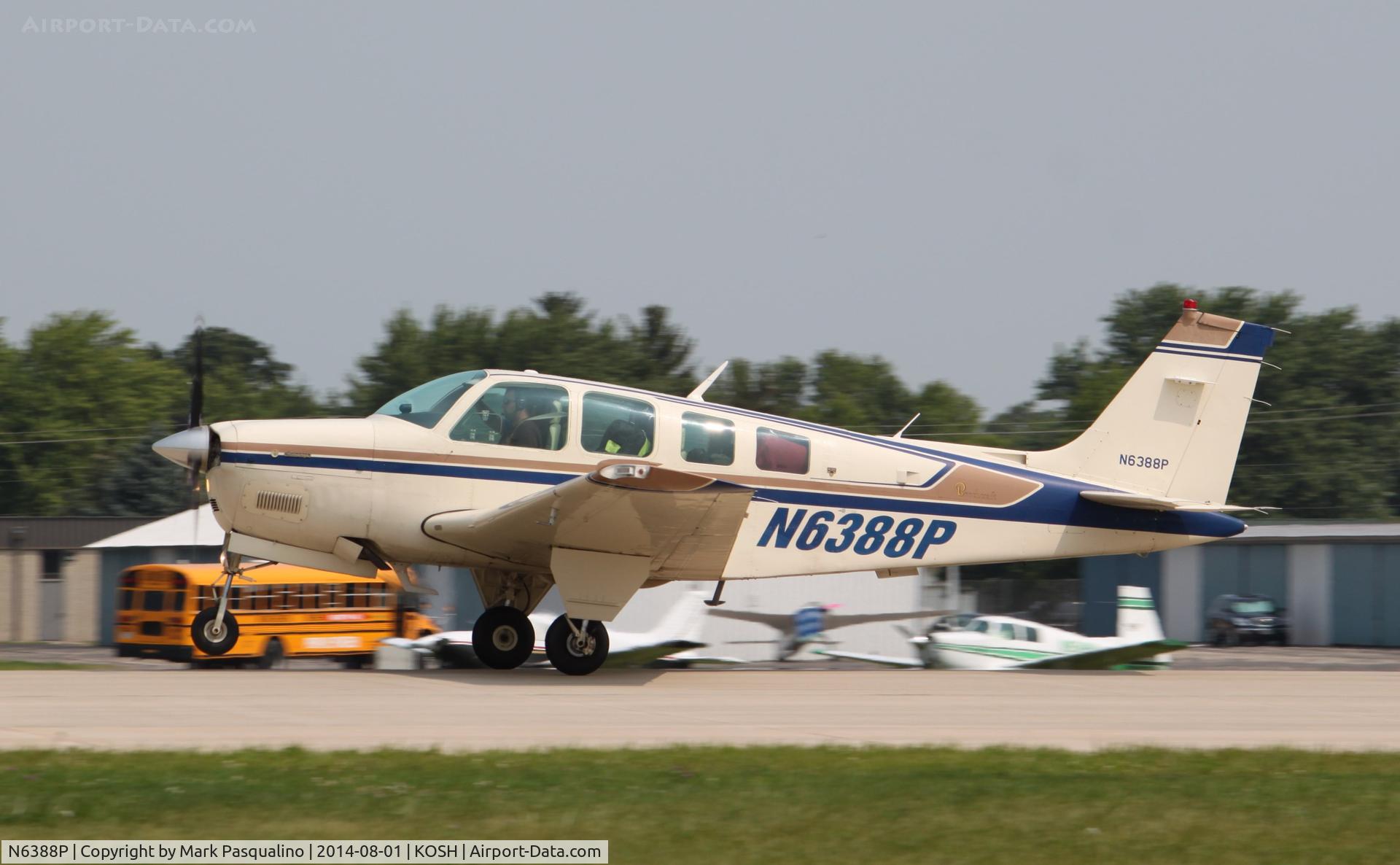 N6388P, 1981 Beech A36 Bonanza 36 C/N E-1991, Beech A36