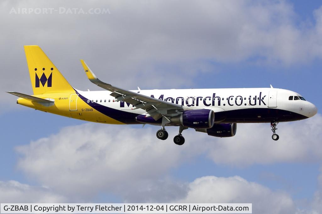 G-ZBAB, 2013 Airbus A320-214 C/N 5581, At Lanzarote Airport ( Canary Isles ) in December 2014