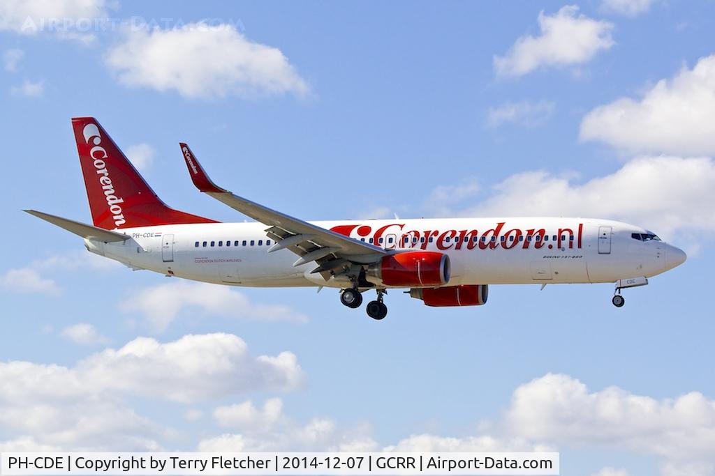 PH-CDE, 2008 Boeing 737-86Q C/N 35795, At Lanzarote Airport ( Canary Isles ) in December 2014
