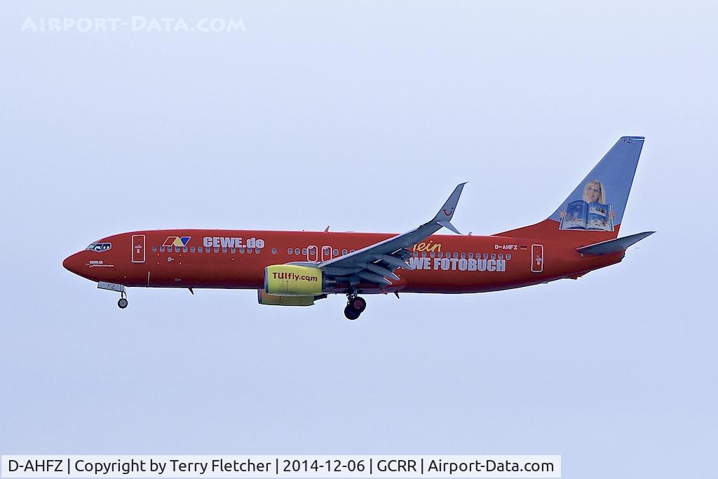 D-AHFZ, 2001 Boeing 737-8K5 C/N 30883, At Lanzarote Airport ( Canary Isles ) in December 2014