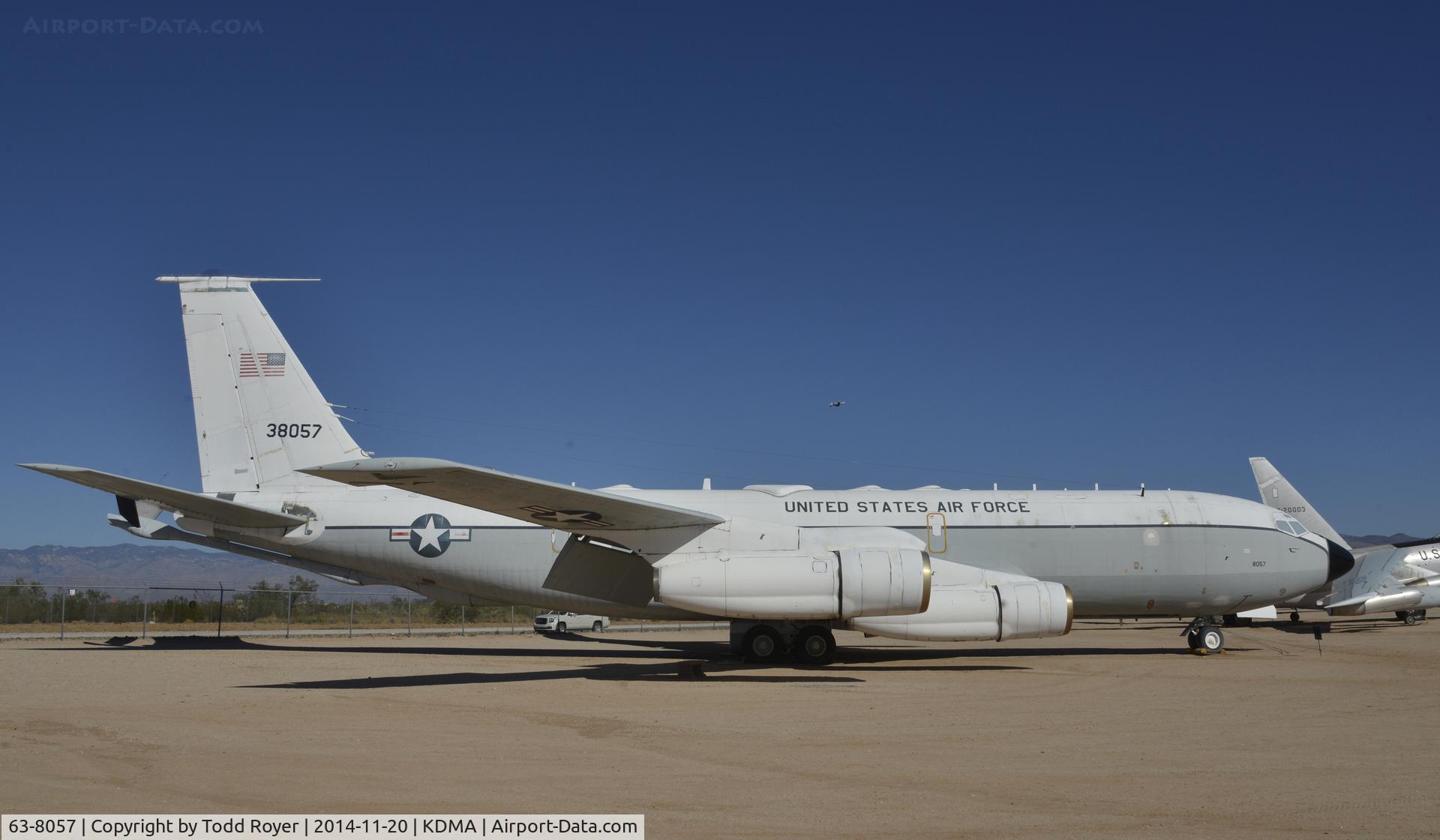 63-8057, Boeing EC-135J Stratotanker C/N 18705, On display at the Pima Air and Space Museum