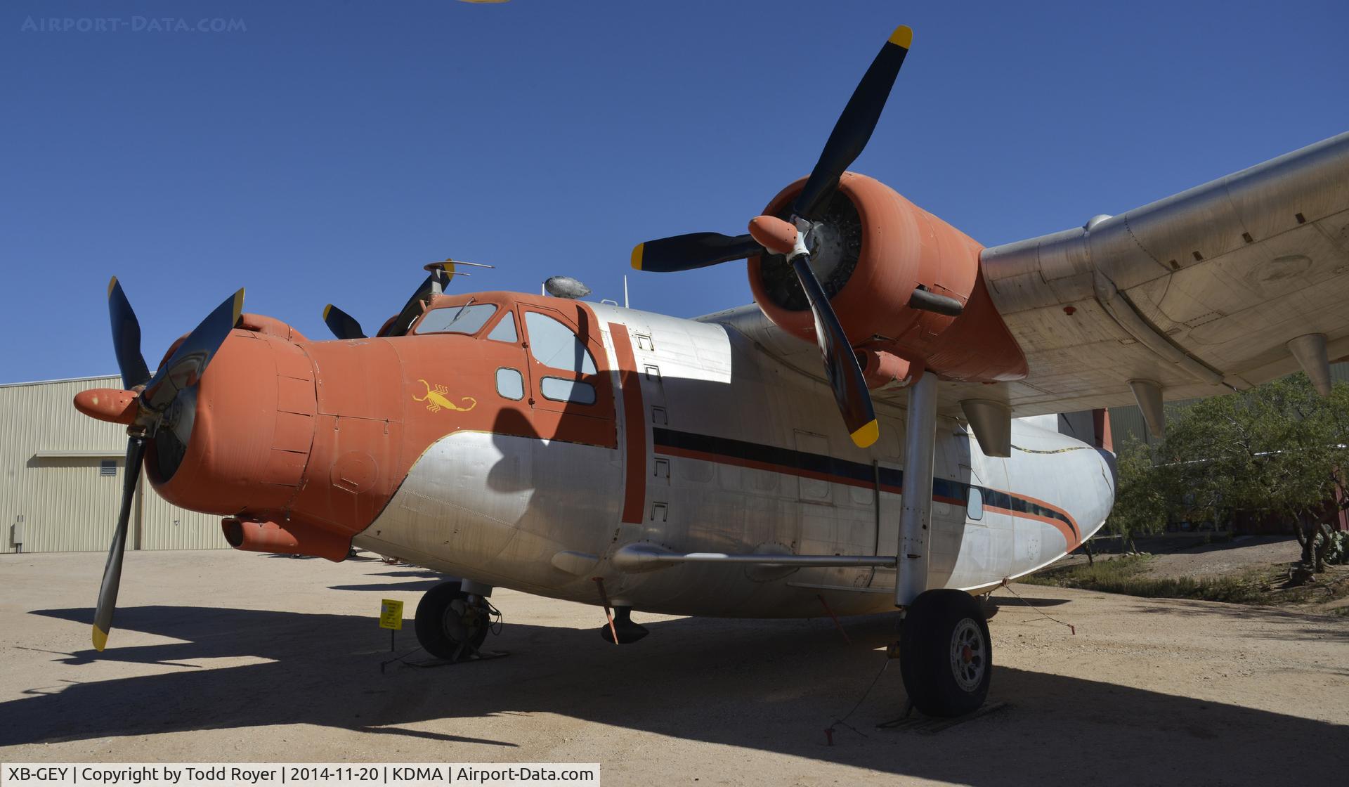XB-GEY, 1948 Northrop YC-125A Raider C/N 48636 (2520), On display at the Pima Air and Space Museum