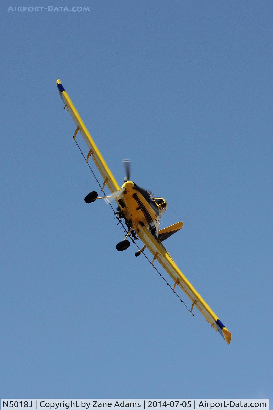 N5018J, 1997 Air Tractor Inc AT-502B C/N 502B-0432, Spotted west of Whiteface, TX