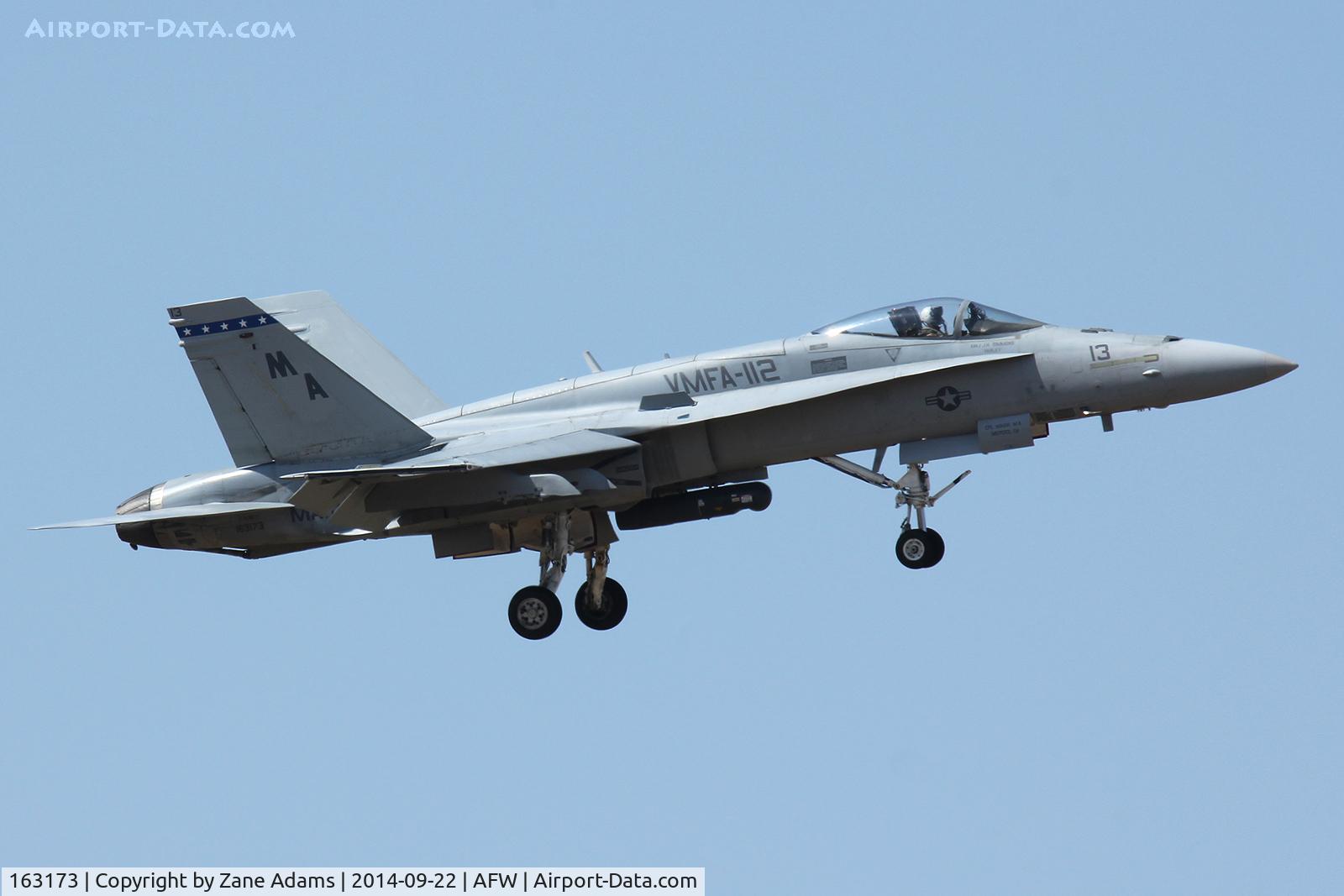 163173, McDonnell Douglas F/A-18A+ Hornet C/N 615/A520, At Alliance Airport - Fort Worth, TX