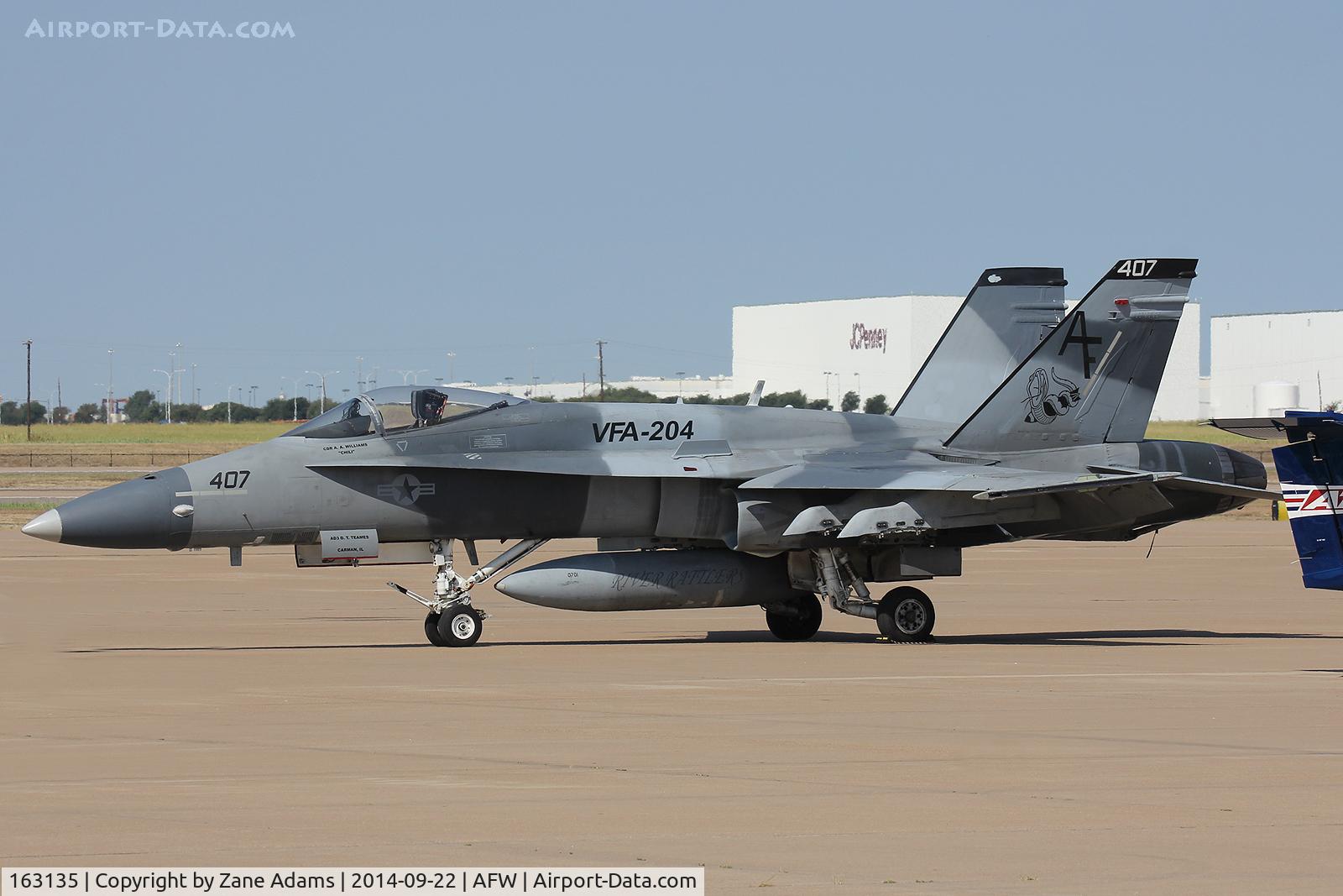 163135, McDonnell Douglas F/A-18A Hornet C/N 0548/A456, At Alliance Airport - Fort Worth, TX