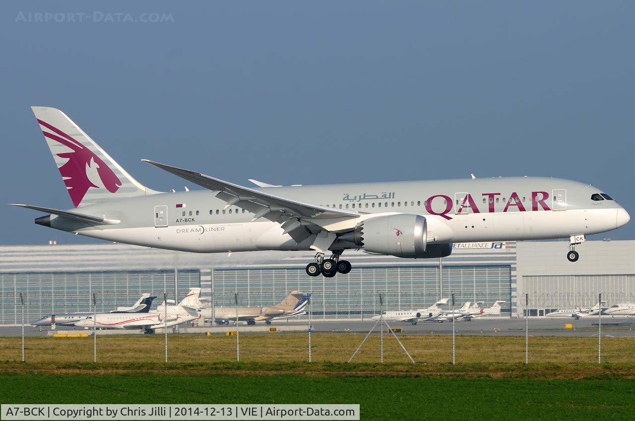 A7-BCK, 2012 Boeing 787-8 Dreamliner C/N 38329, Qatar Airways