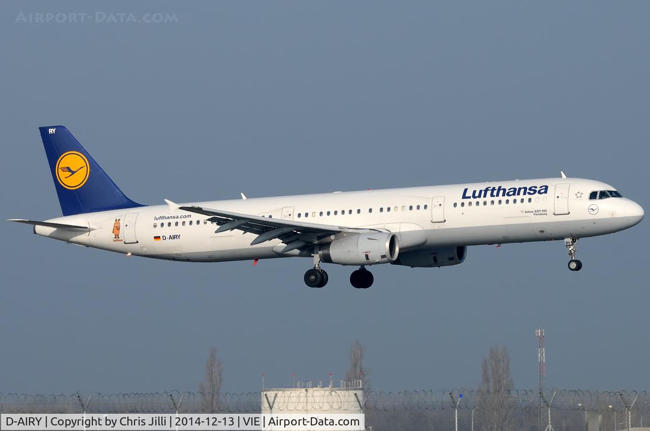 D-AIRY, 1998 Airbus A321-131 C/N 0901, Lufthansa