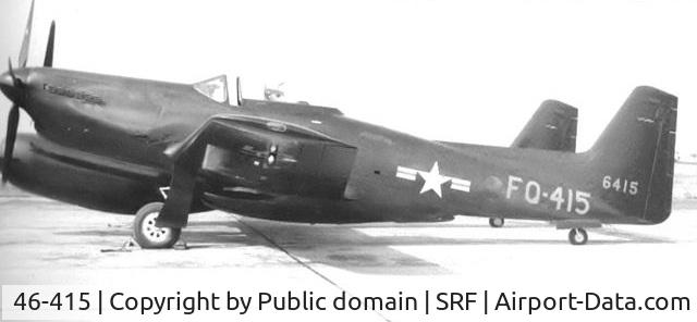 46-415, 1946 North American F-82F C/N 149-38301, Public domain