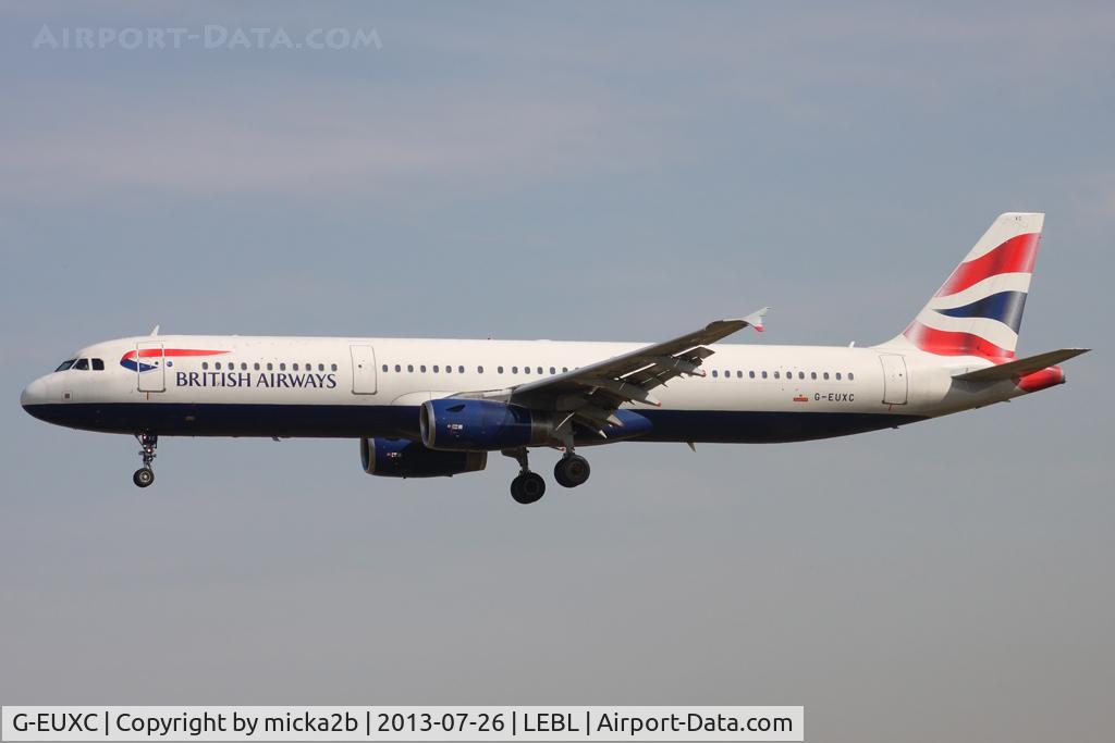 G-EUXC, 2004 Airbus A321-231 C/N 2305, Landing