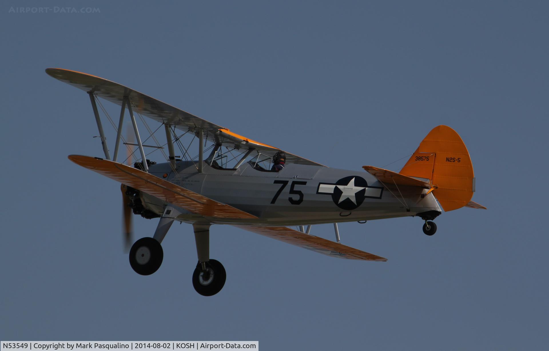N53549, Boeing E75N1 C/N 75-8196, Stearman