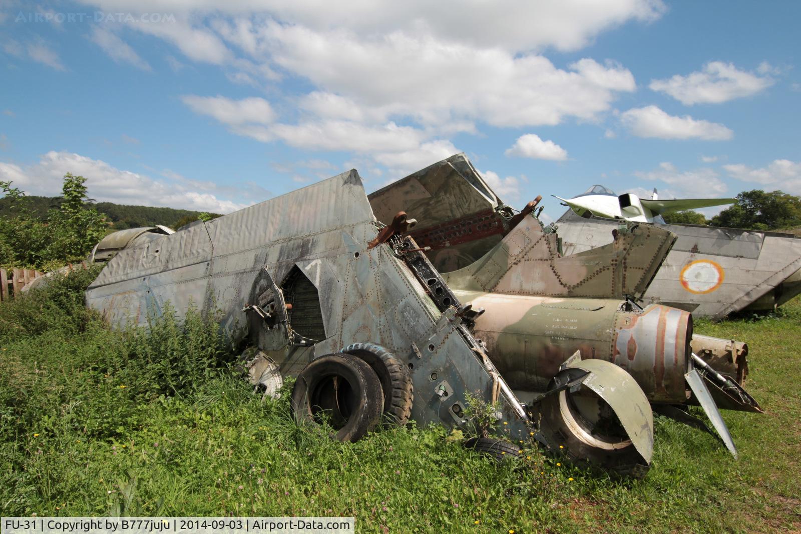 FU-31, Republic F-84F-51-RE Thunderstreak C/N Not found FU-31, at Savigny-Les-Beaune Museum