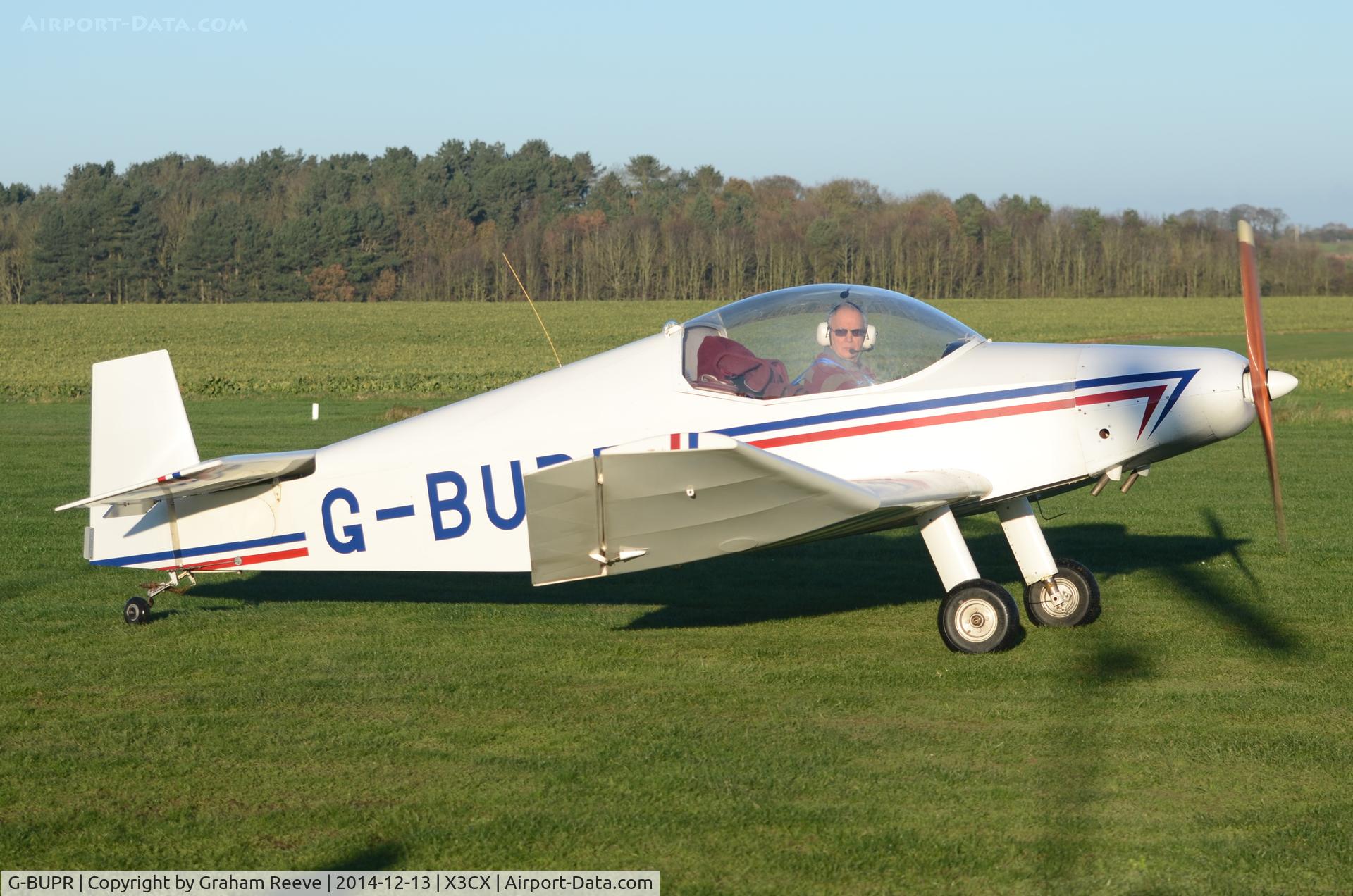 G-BUPR, 1995 Jodel D-18 C/N PFA 169-11289, Just landed at Northrepps.