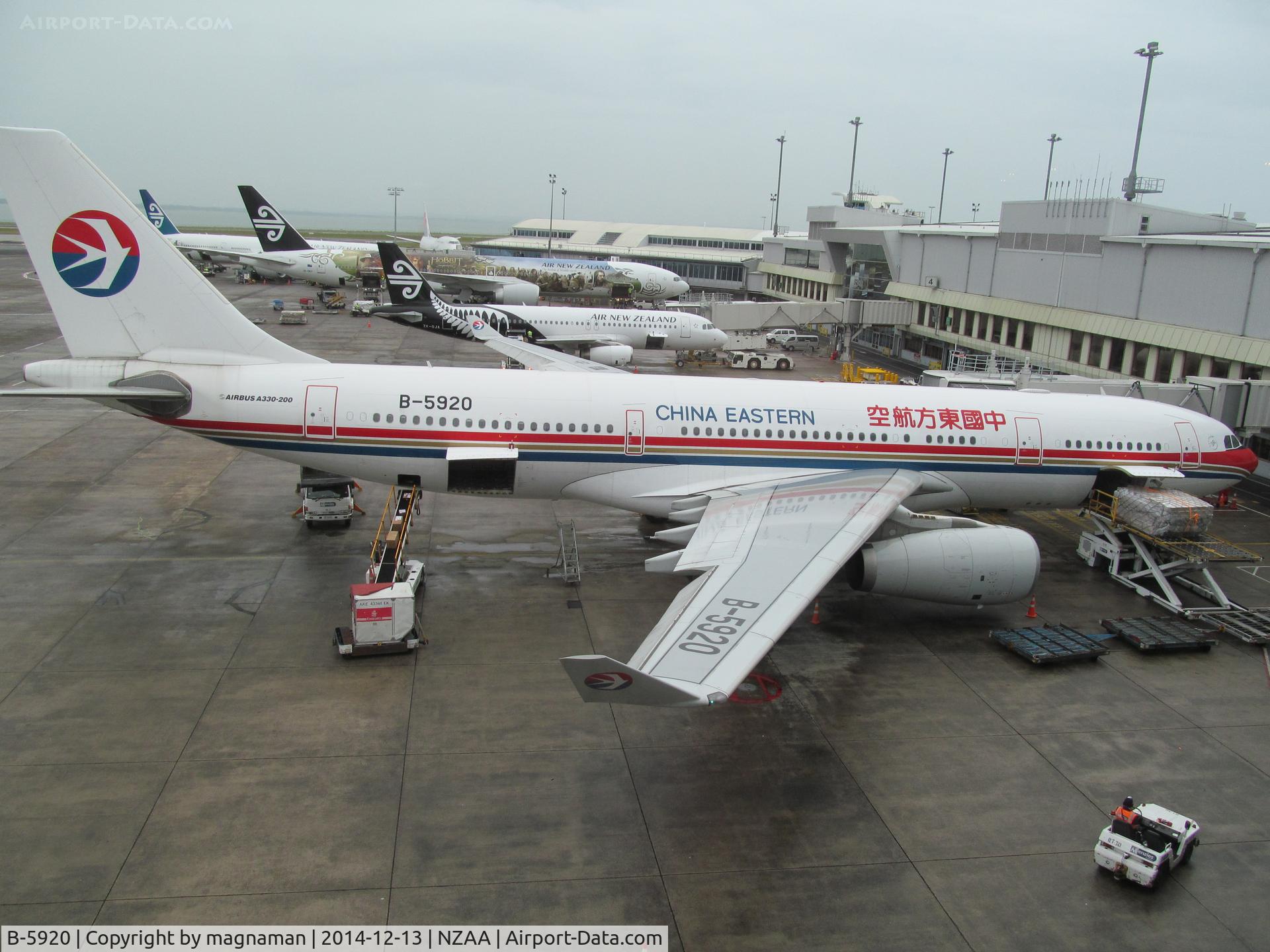 B-5920, 2012 Airbus A330-243 C/N 1375, At AKL - new summer service