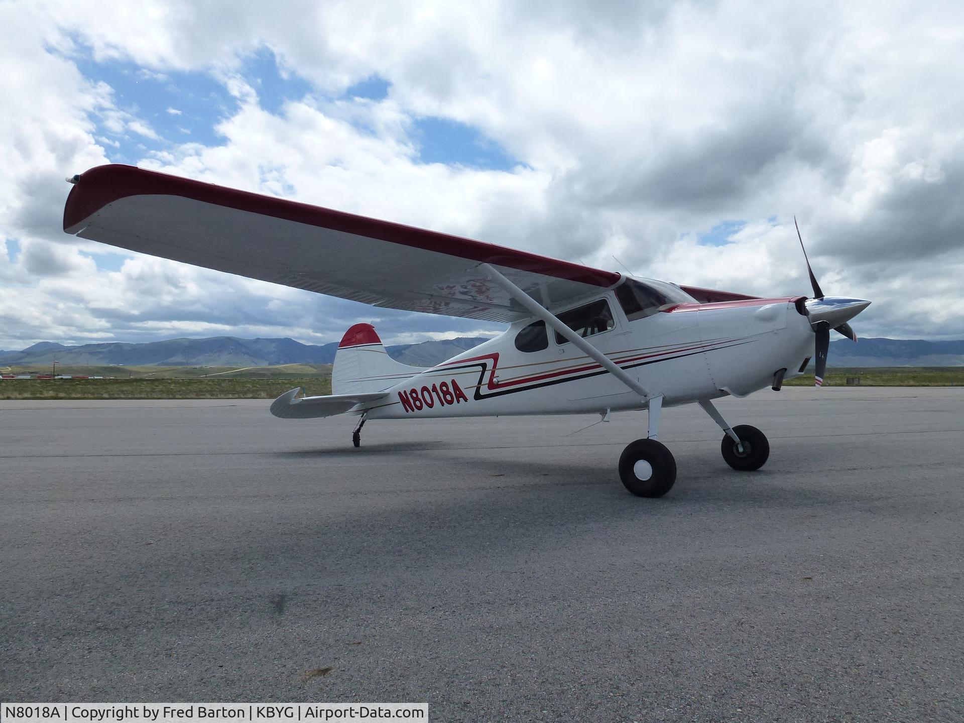 N8018A, 1952 Cessna 170B C/N 20870, Repainted and modified 2014