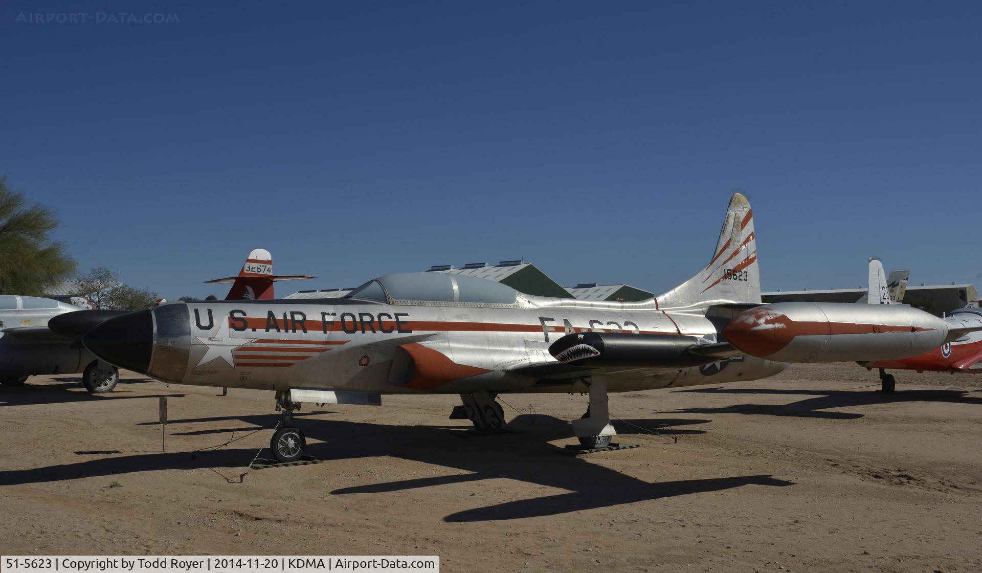 51-5623, 1951 Lockheed F-94C Starfire C/N 880-8219, On display at the Pima Air and Space Museum