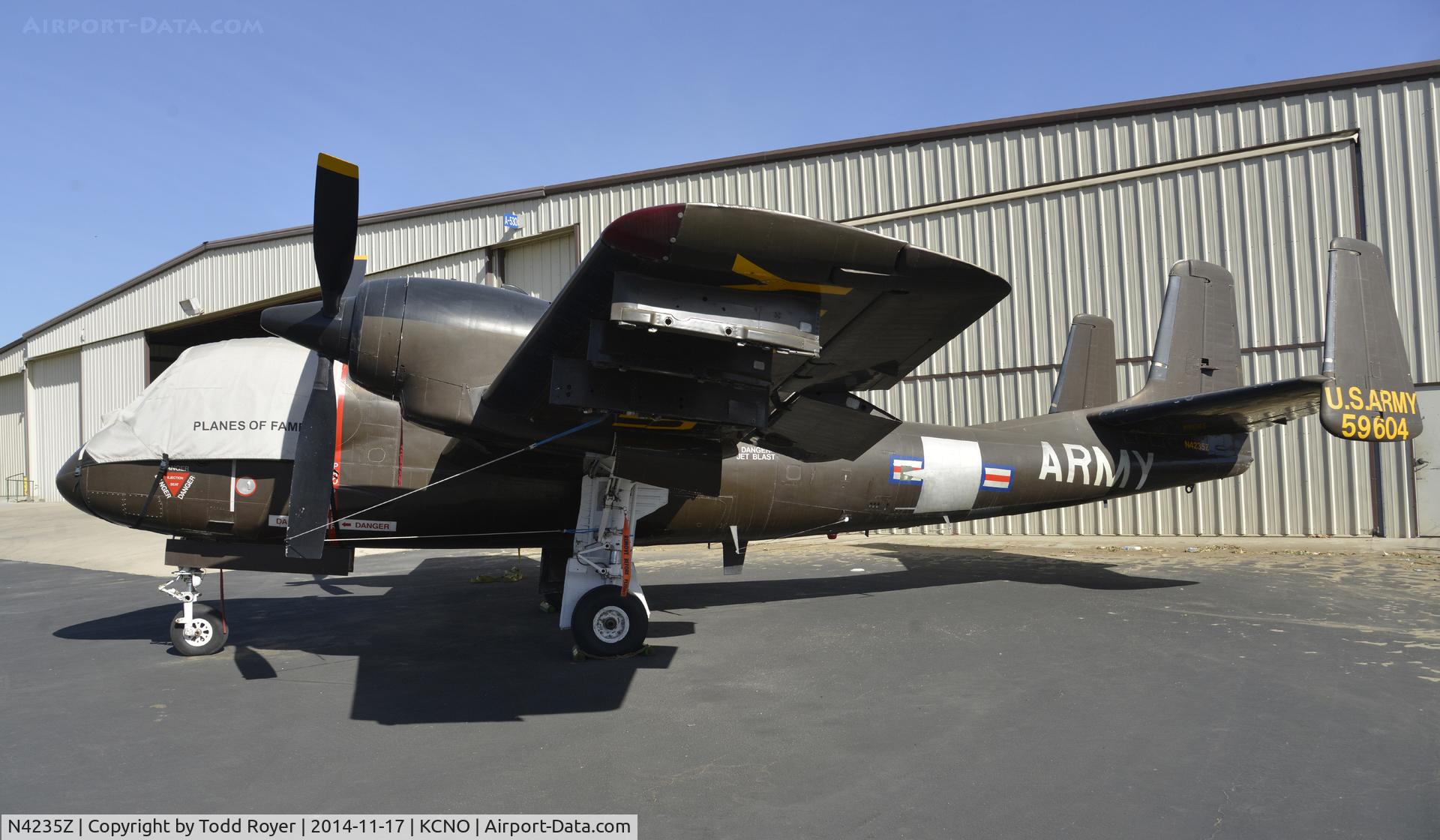 N4235Z, 1959 Grumman OV-1A Mohawk C/N Not found (2), On display at the Planes of Fame Chino location