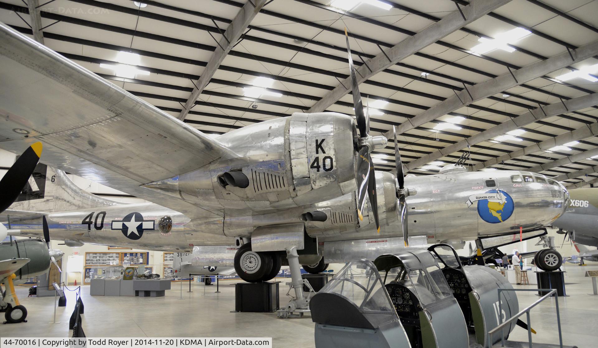 44-70016, 1944 Boeing TB-29-75-BW Superfortress C/N 10848, On display at the Pima Air and Space Museum