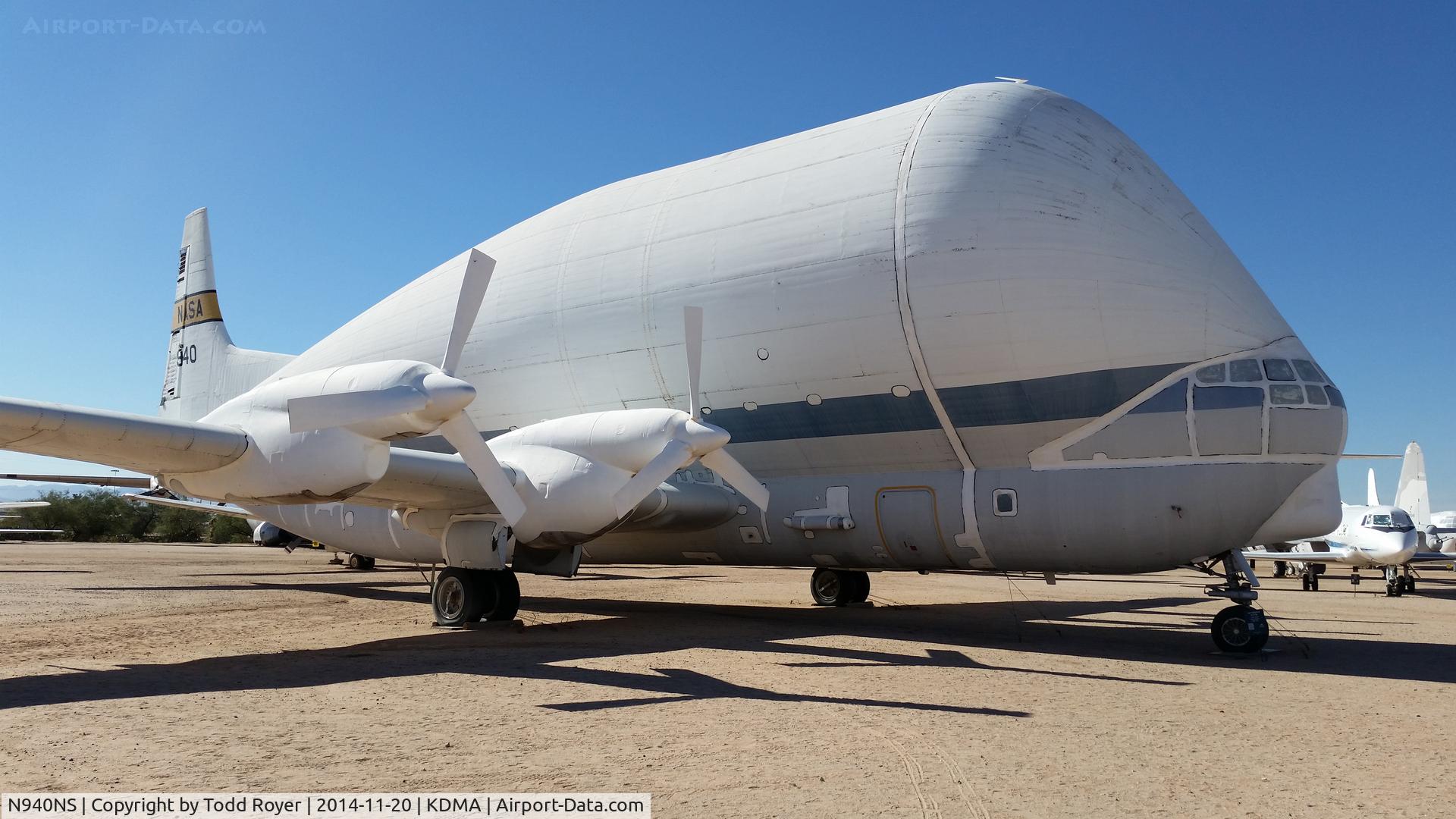 N940NS, 1949 Aero Spacelines 377SG Super Guppy C/N 15938, On display at the Pima Air and Space Museum