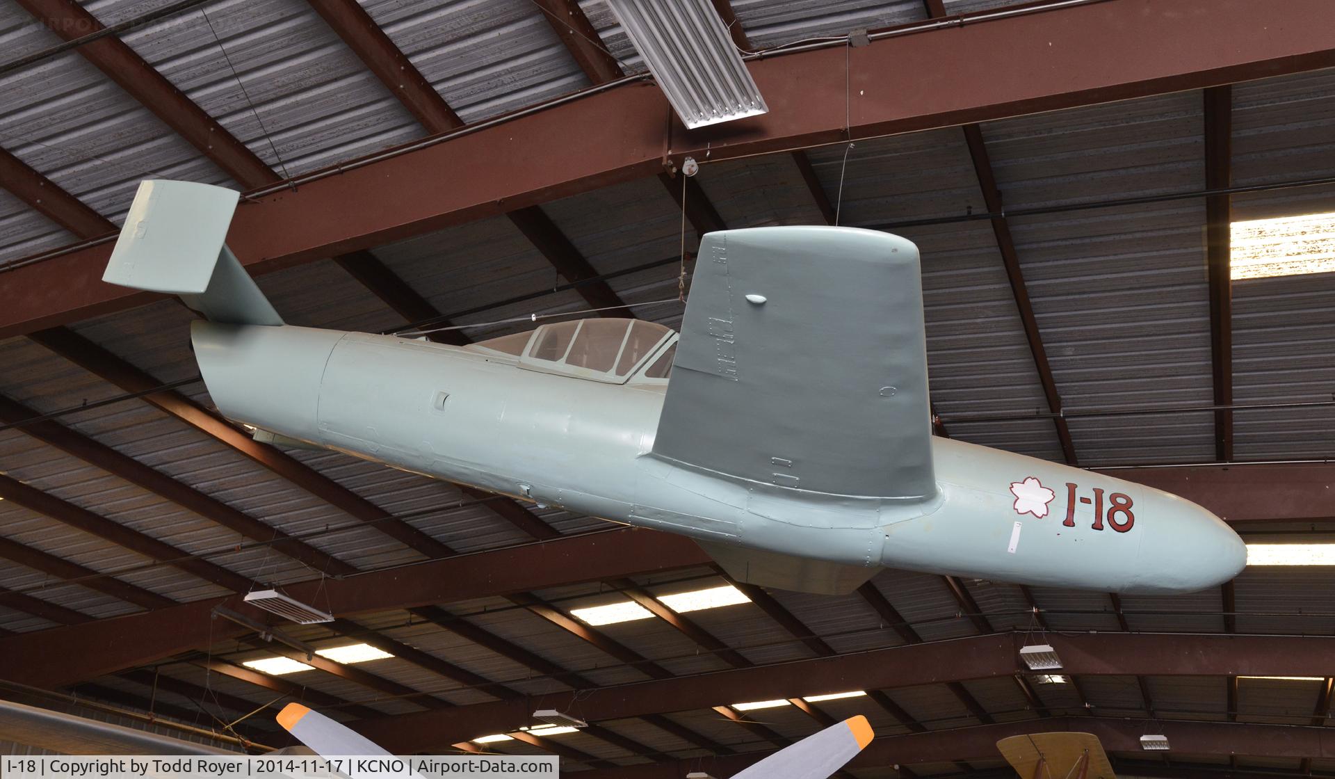 I-18, Yokosuka MXY-7 Ohka II C/N 1049, On display at the Planes of Fame Chino location