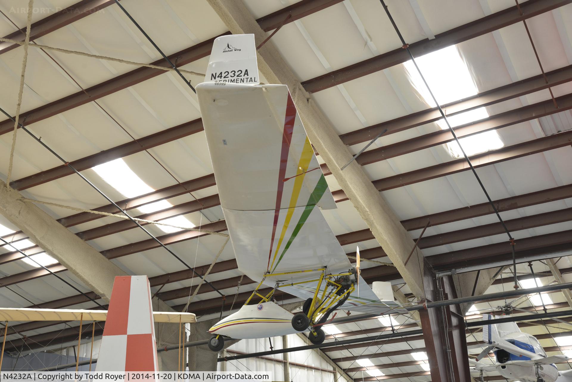 N4232A, Mitchell Wing B-10 C/N 285, On display at the Pima Air and Space Museum