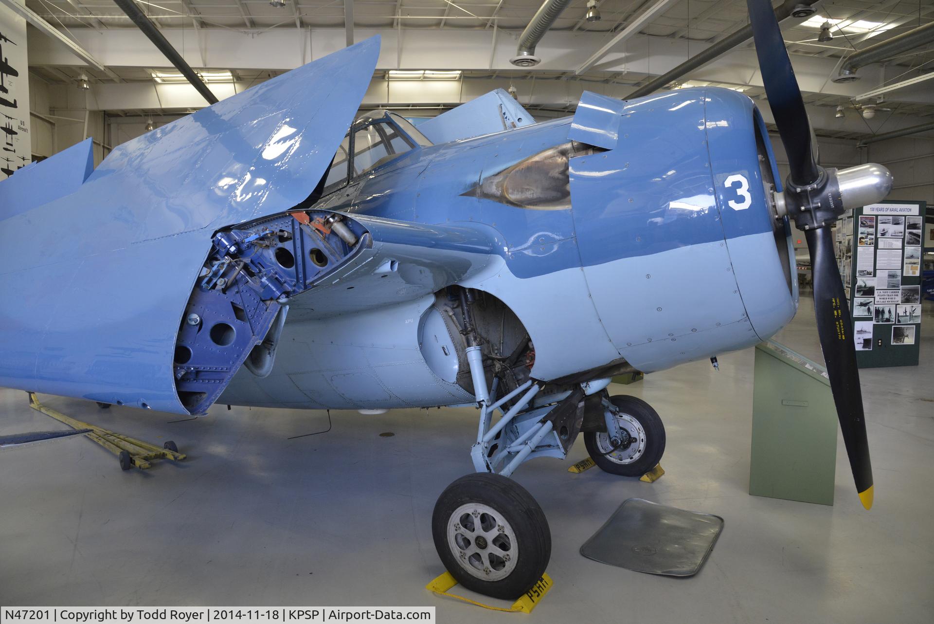 N47201, 1944 General Motors (Grumman) FM-2 Wildcat C/N 3268, On display at the Palm Springs Air Museum