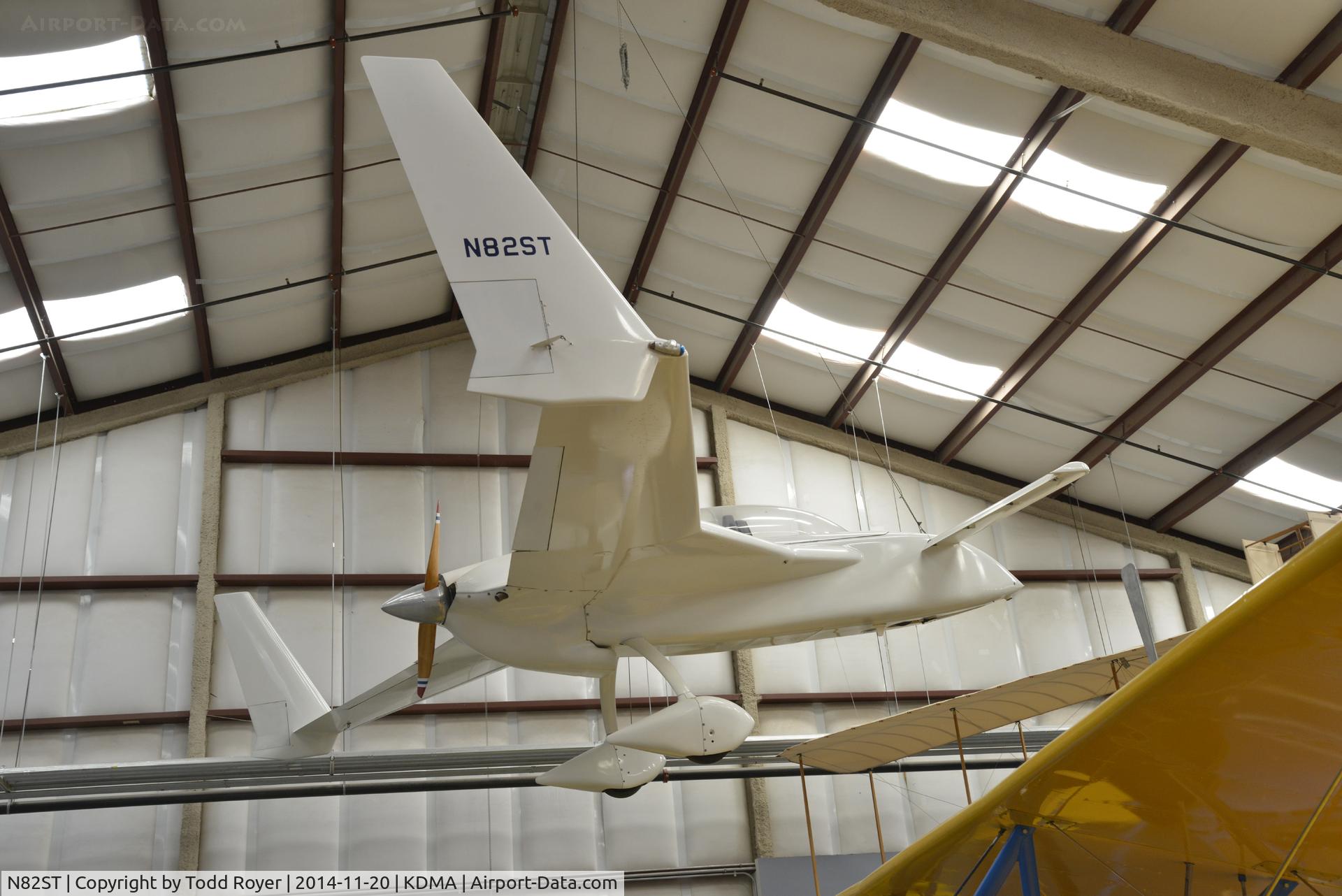 N82ST, Rutan Long-EZ C/N 442, On Display at the Pima Air and Space Museum