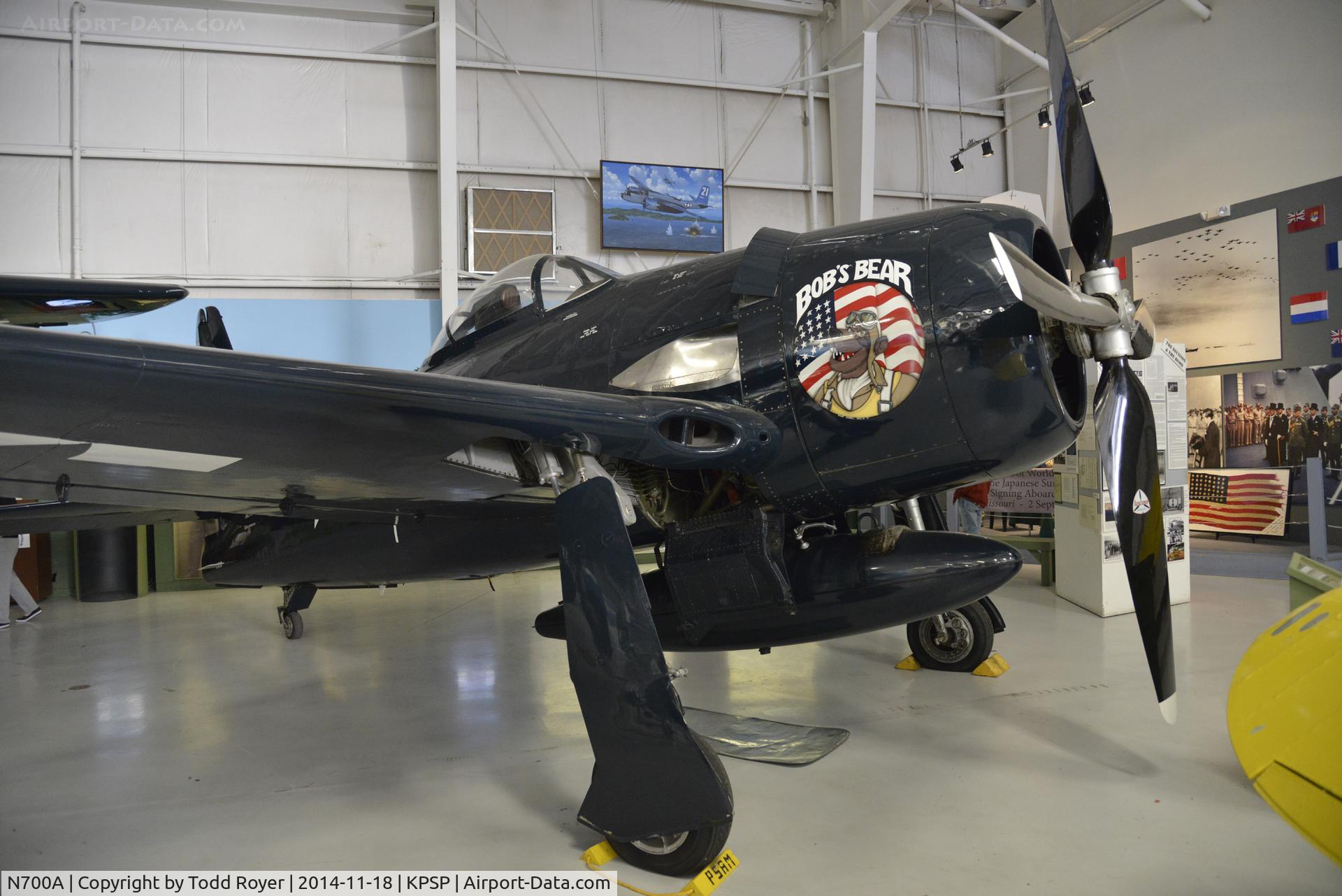 N700A, 1950 Grumman G-58B Gulfhawk C/N D.1262, On display at the Palm Springs Air Museum