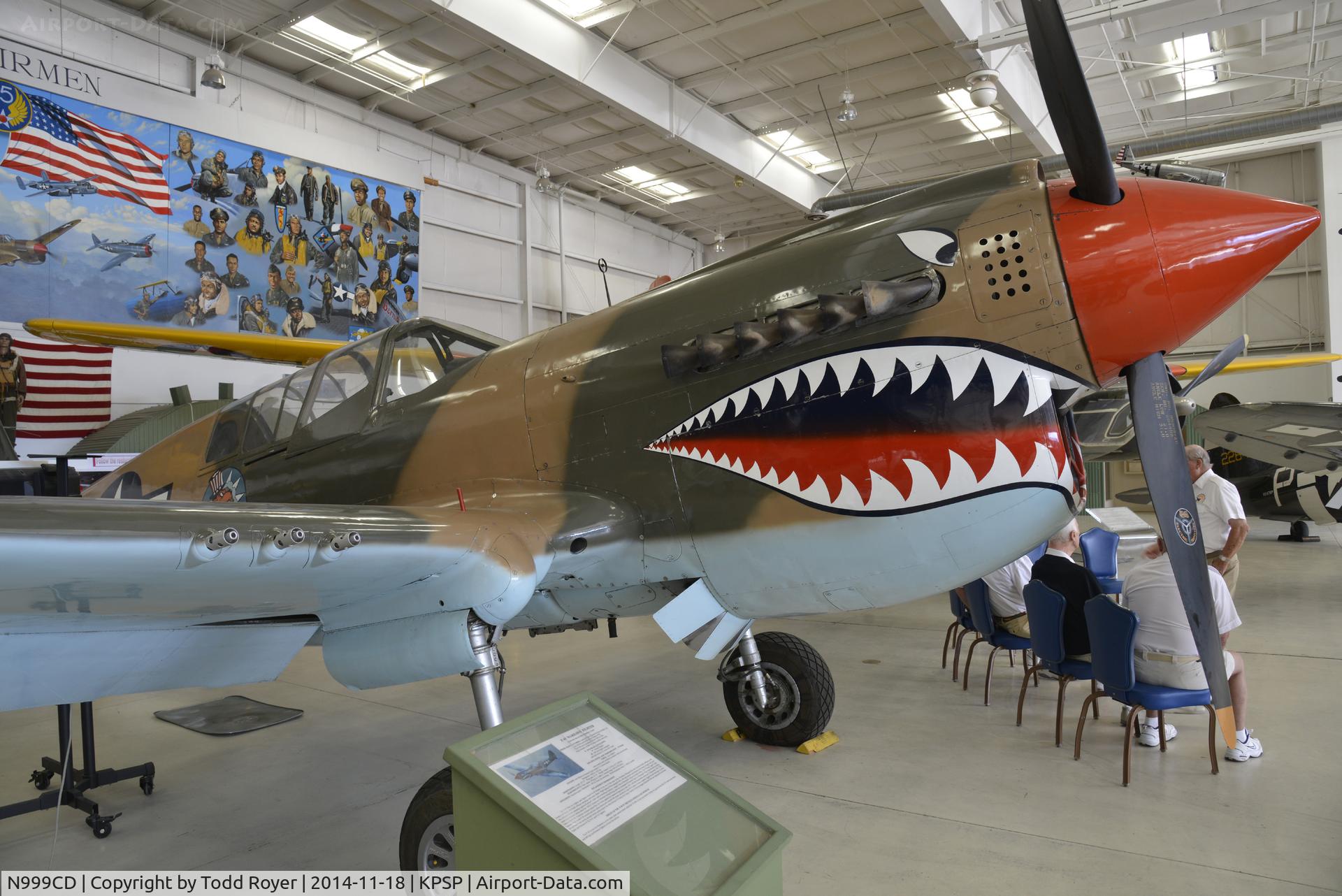 N999CD, 1944 Curtiss P-40N Warhawk C/N 32824, At the Palm Springs Air Museum