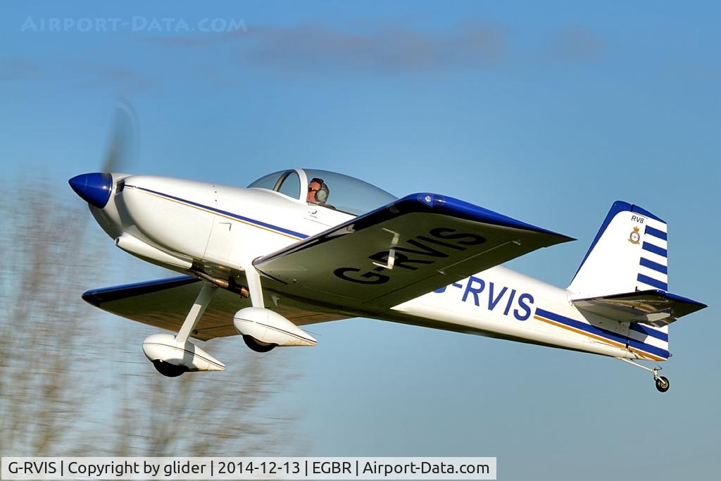 G-RVIS, 2003 Vans RV-8 C/N PFA 303-14031, Powering off into the 