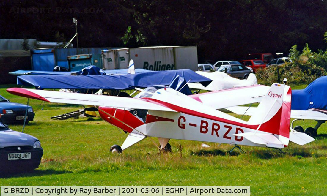 G-BRZD, 1995 Hapi Cygnet SF-2A C/N PFA 182-11443, Sisler SF-2A Cygnet [PFA 182-11443] Popham~G 06/05/2001