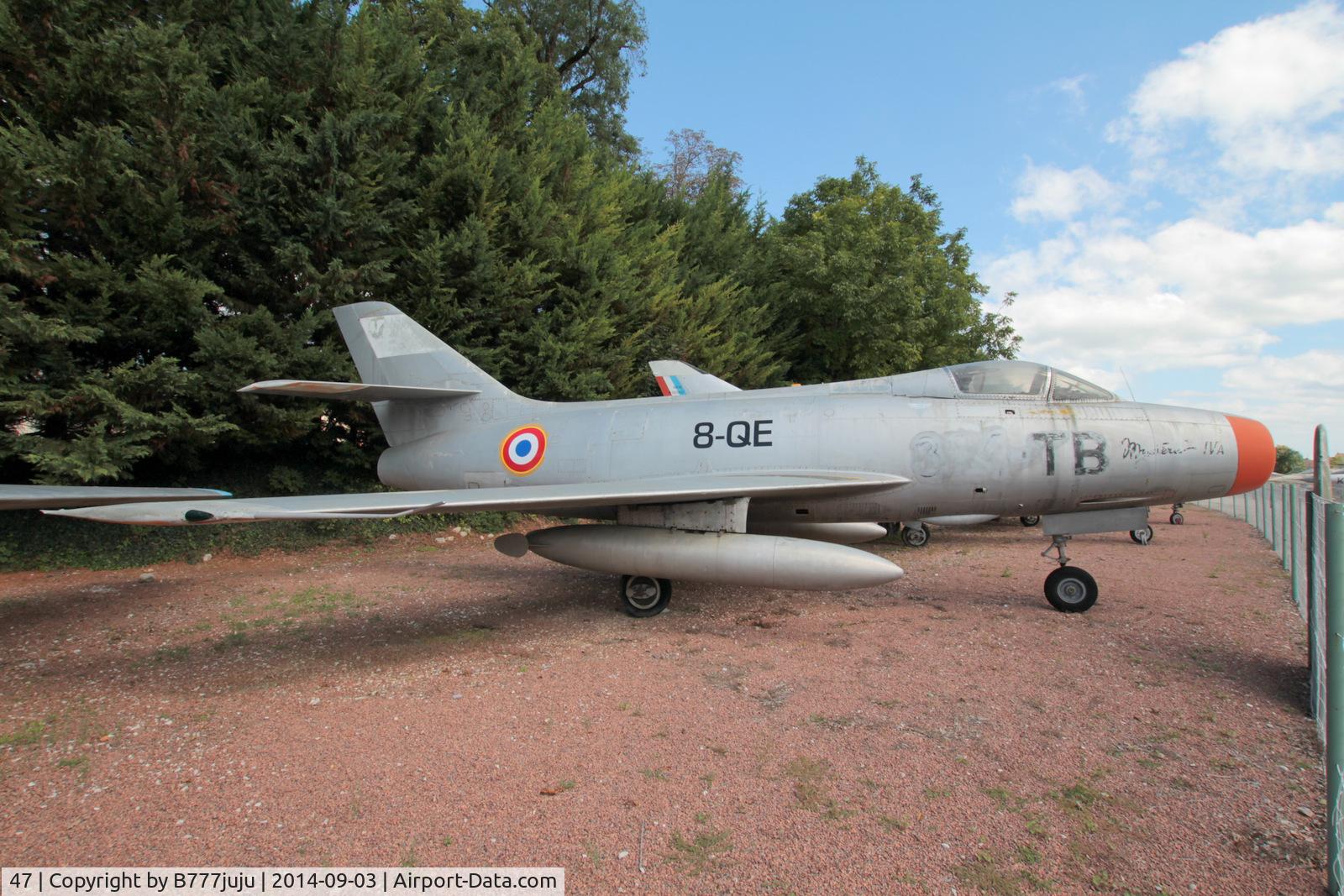 47, Dassault Mystere IVA C/N 47, re code 8-QE